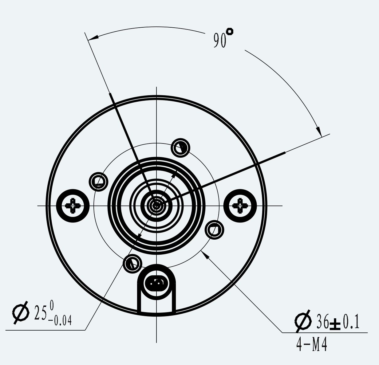 Mechanical View 3 for ES-DC-IC03-M001