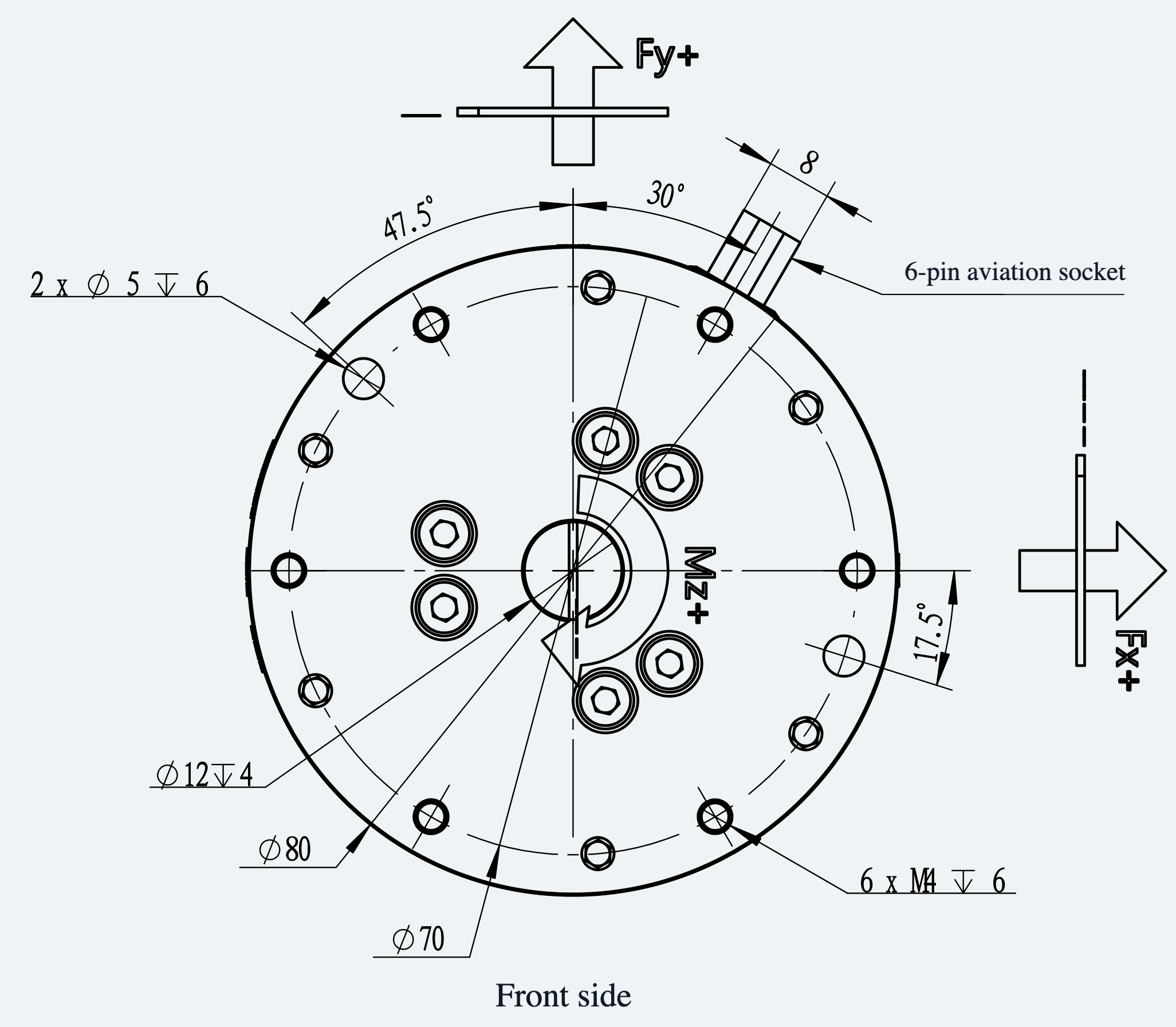 Mechanical View 1 for ES-SN-C30-S001-V008