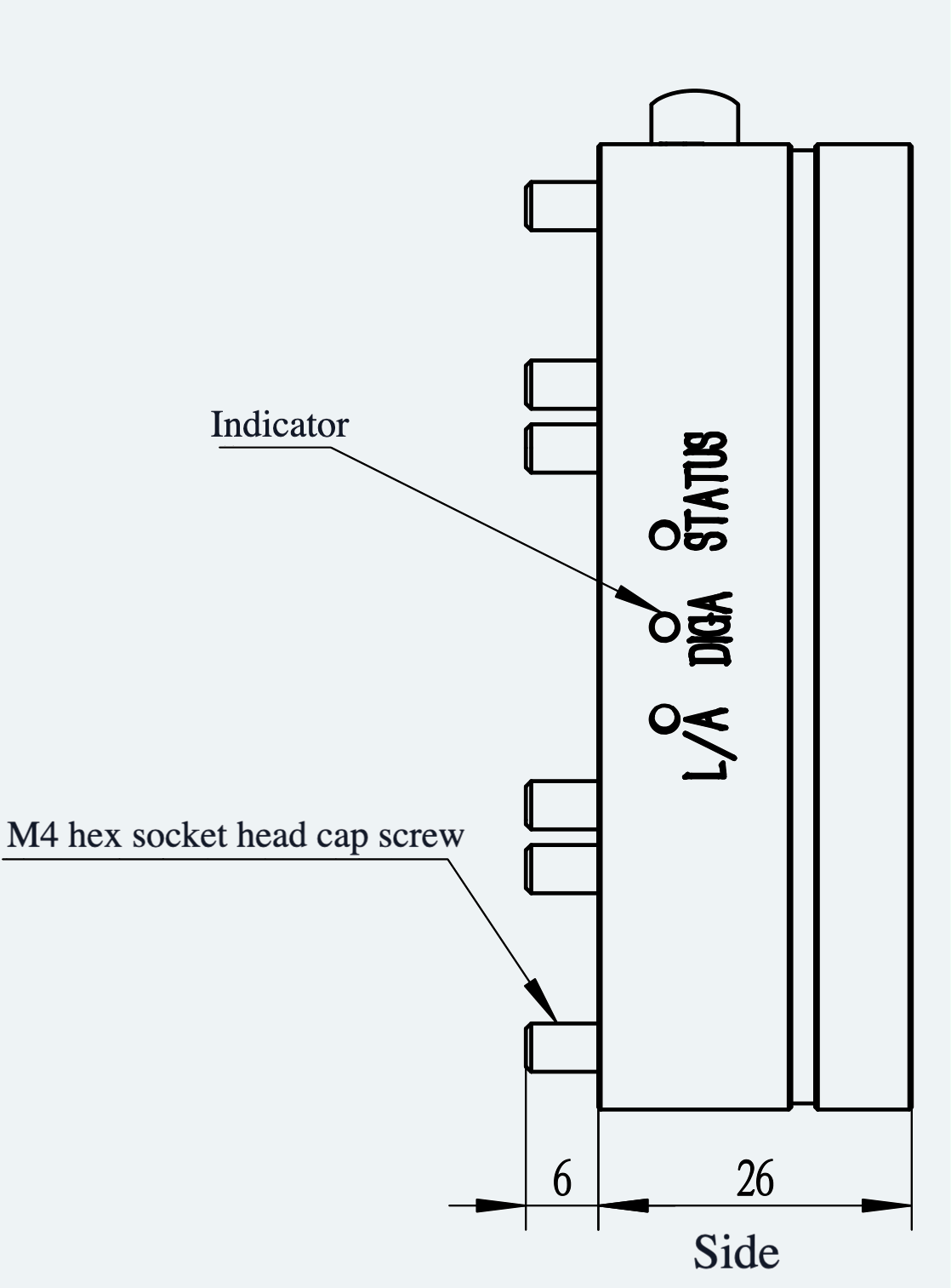 Mechanical View 3 for ES-SN-C30-S001-V008