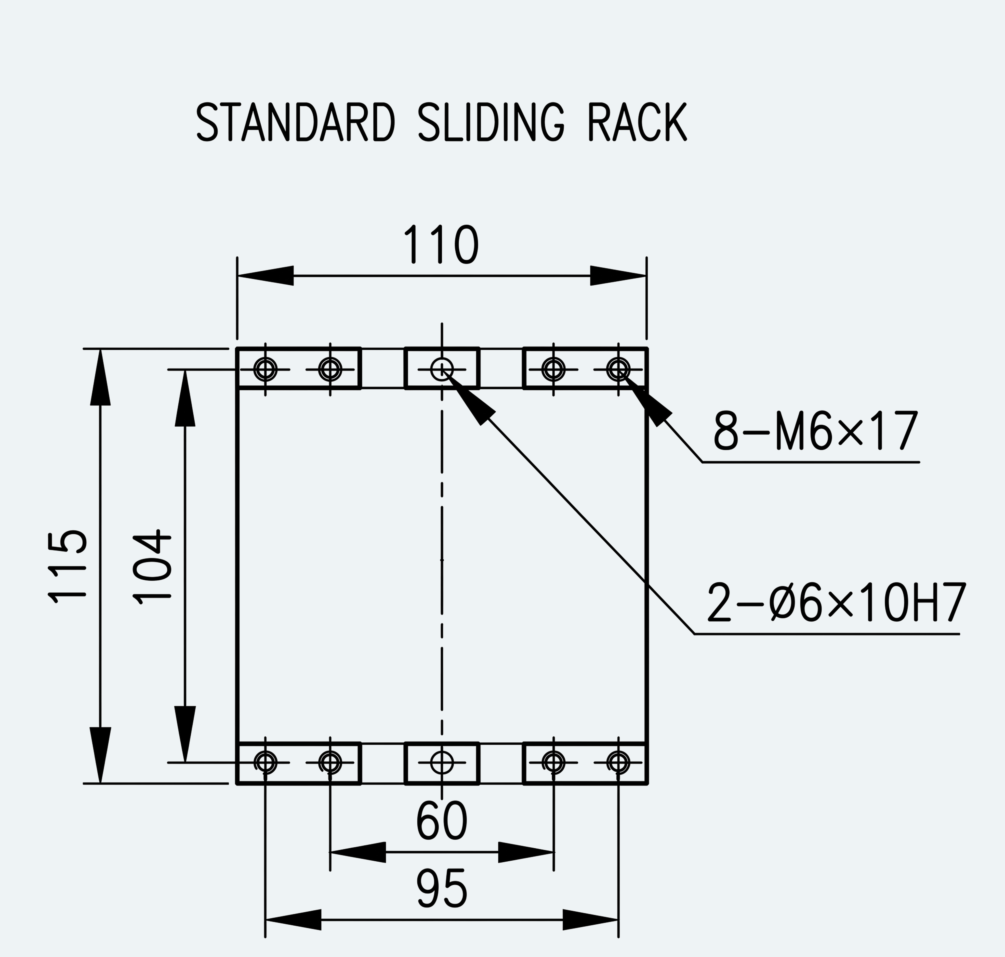 Mechanical View 2 for ES-LM-BS68-S0100-L010-MI01-M001