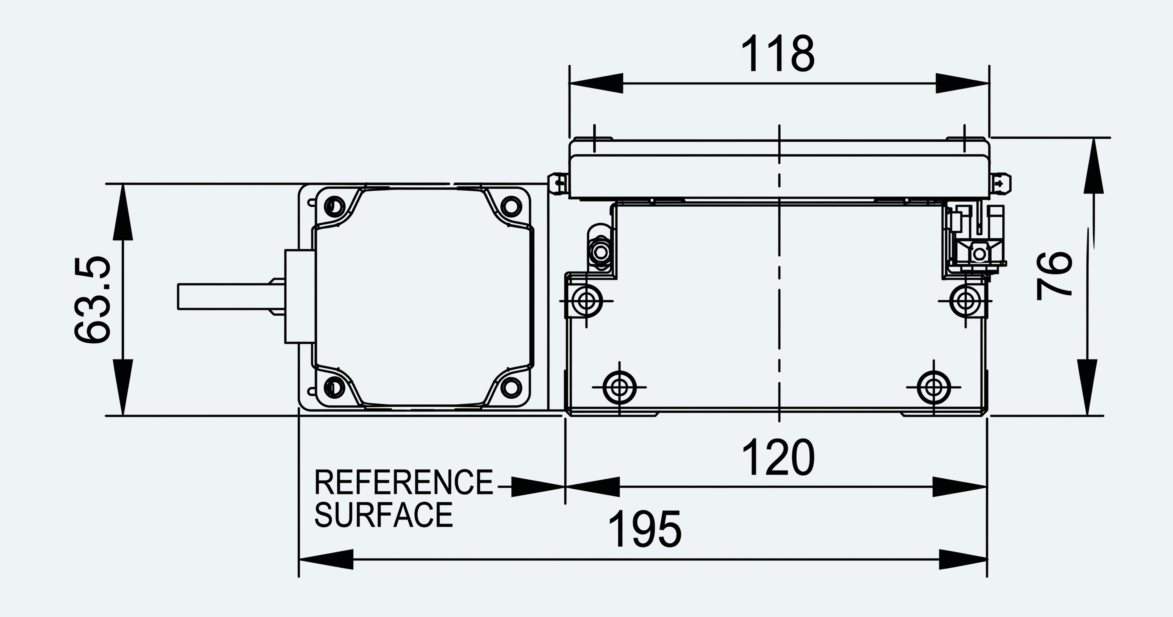 Mechanical View 4 for ES-LM-BS68-S0100-L010-MI01-M001