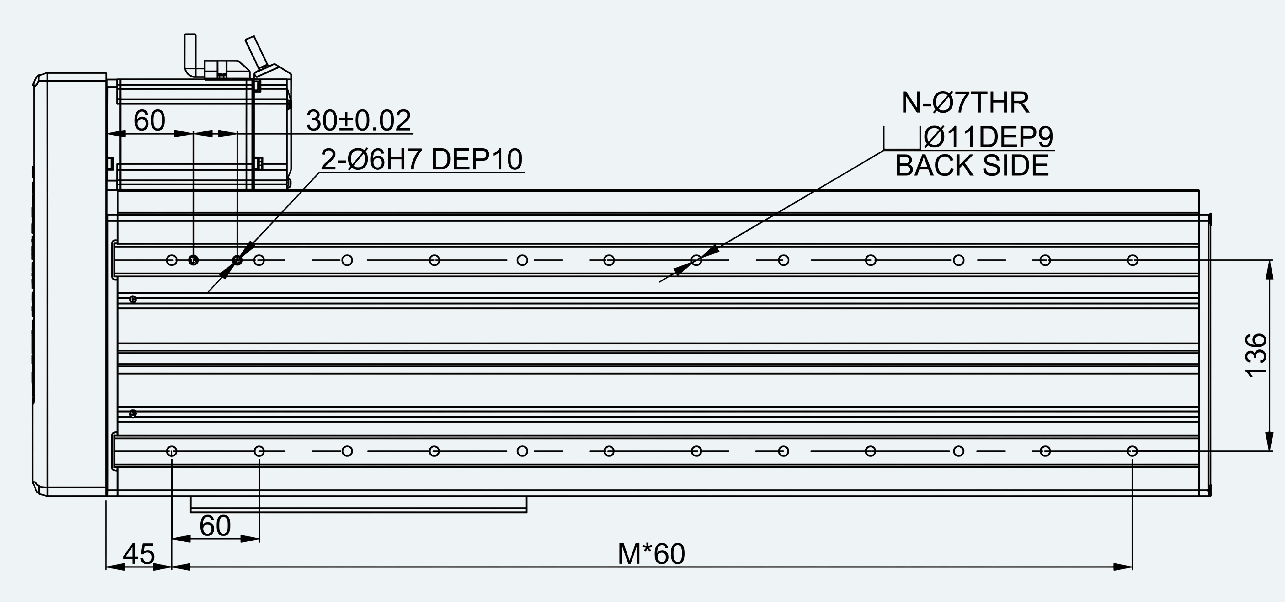 Mechanical View 5 for ES-LM-BS20-S0060-LREQ-MI01-M001