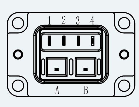 Power Connector View 1 for ES-SM-A03-080D-T3P18NM-1000W-004