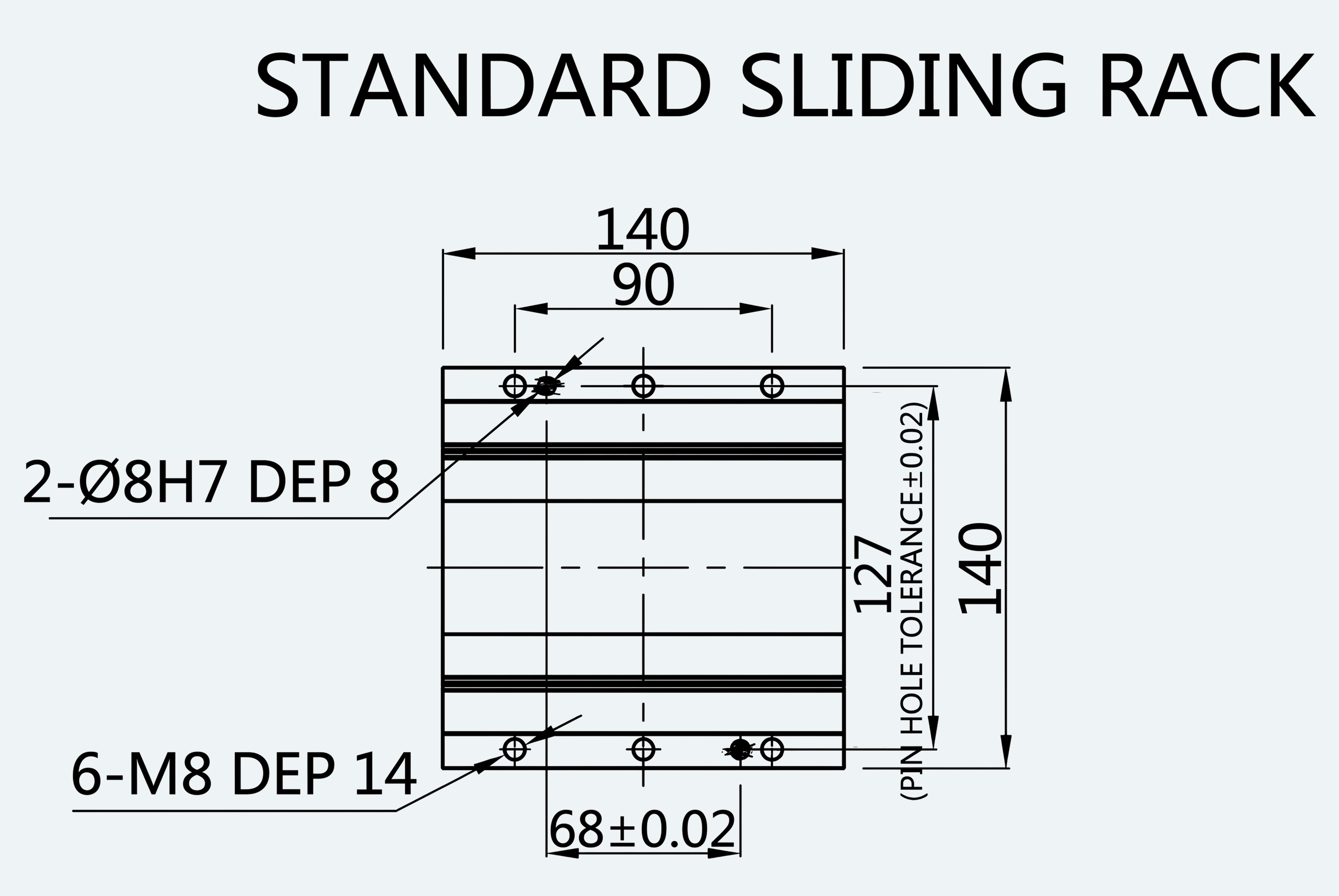 Mechanical View 2 for ES-LM-BS55-S0100-LREQ-MI01-M001