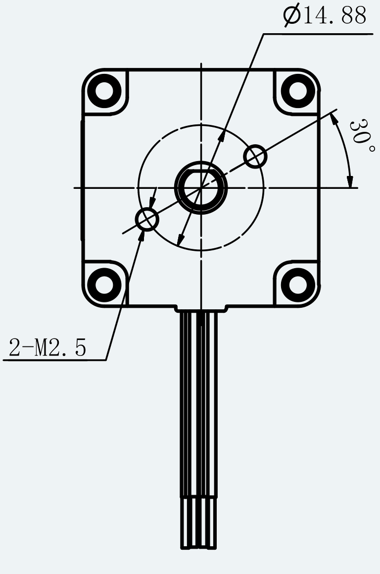 Mechanical View 2 for ES-ST-11H2033-100-4BL