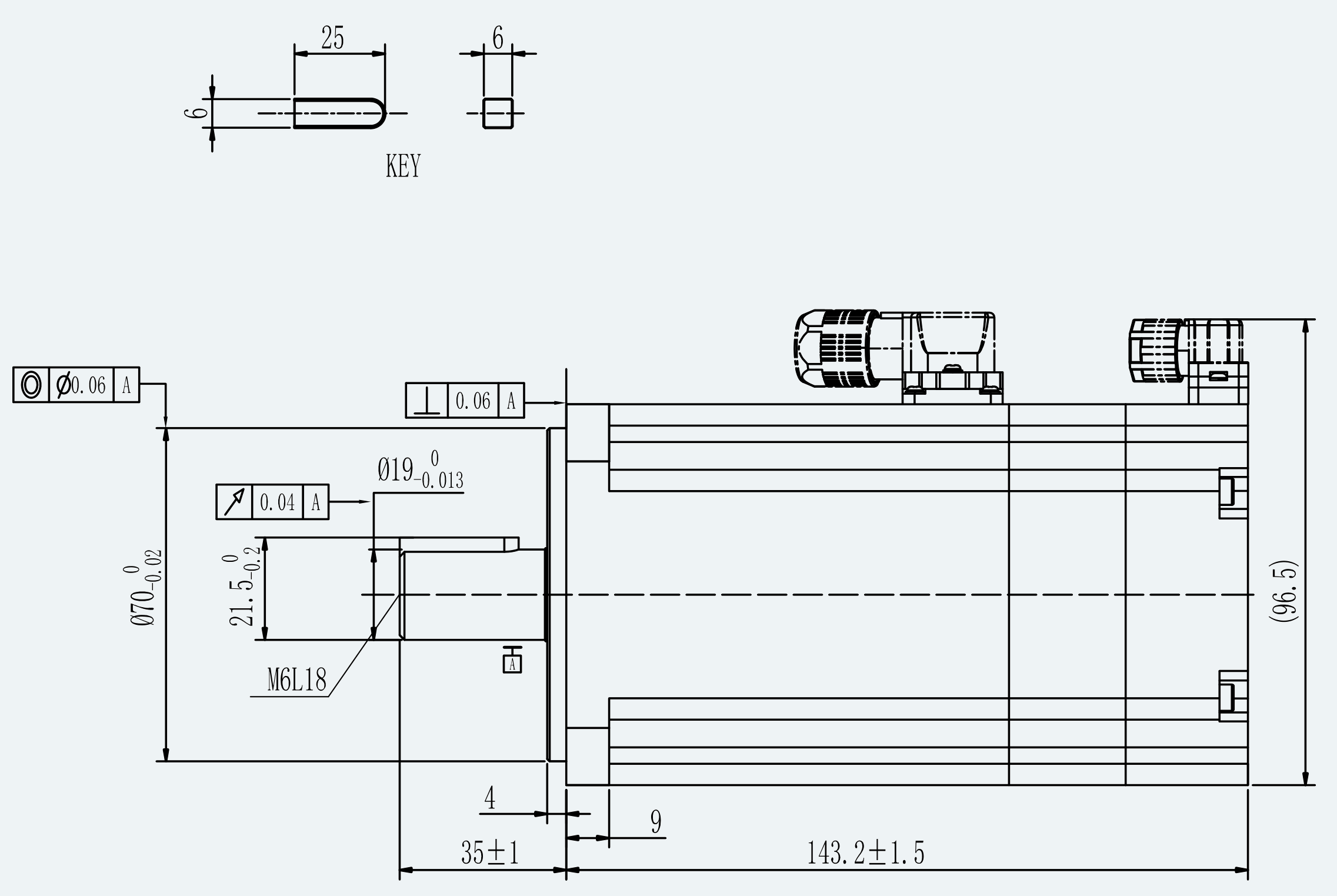 Mechanical View 1 for ES-SM-A03-080S-T3P18NM-1000W-002