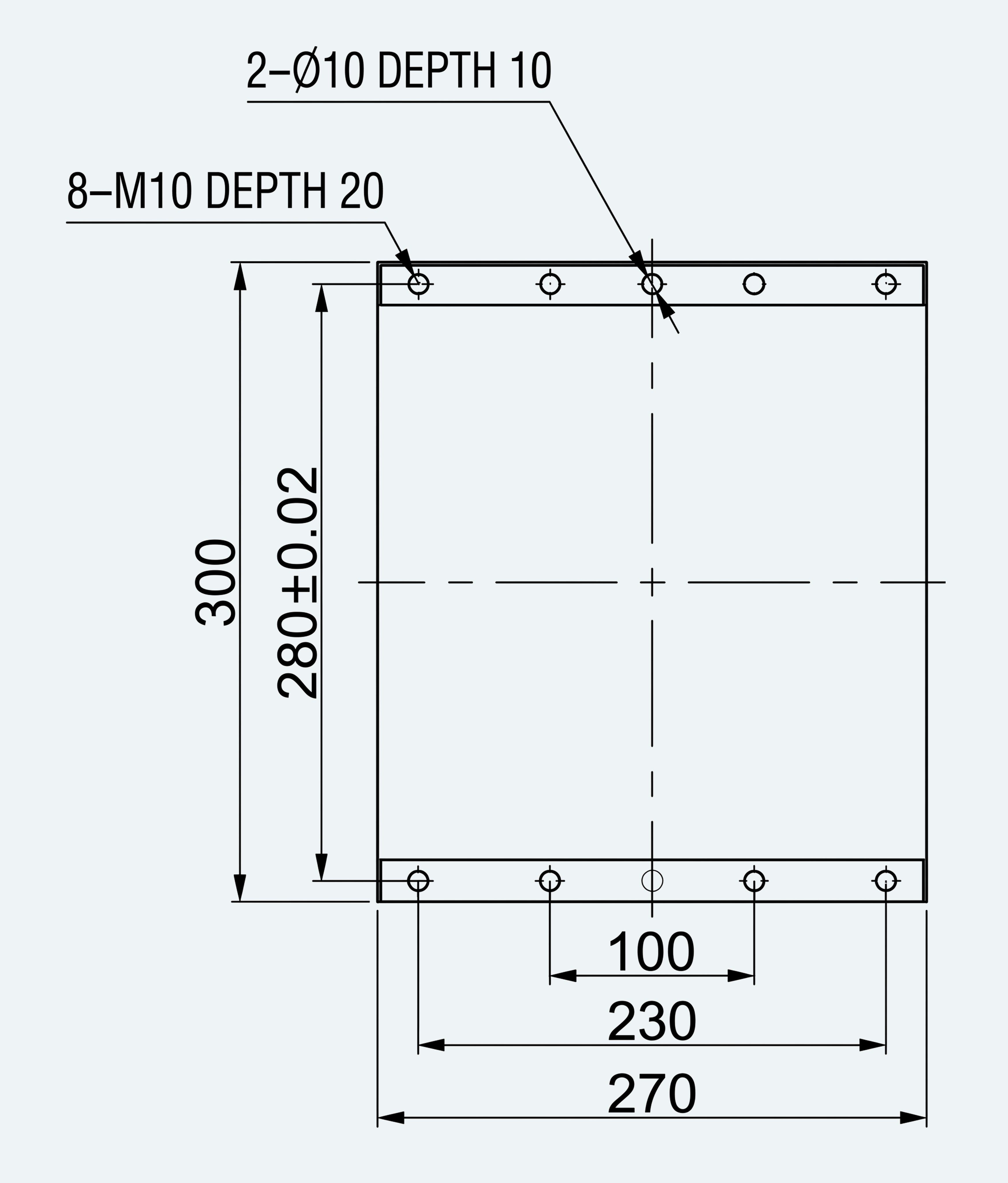 Mechanical View 2 for ES-LM-BS66-S0050-LREQ-MI01-M001