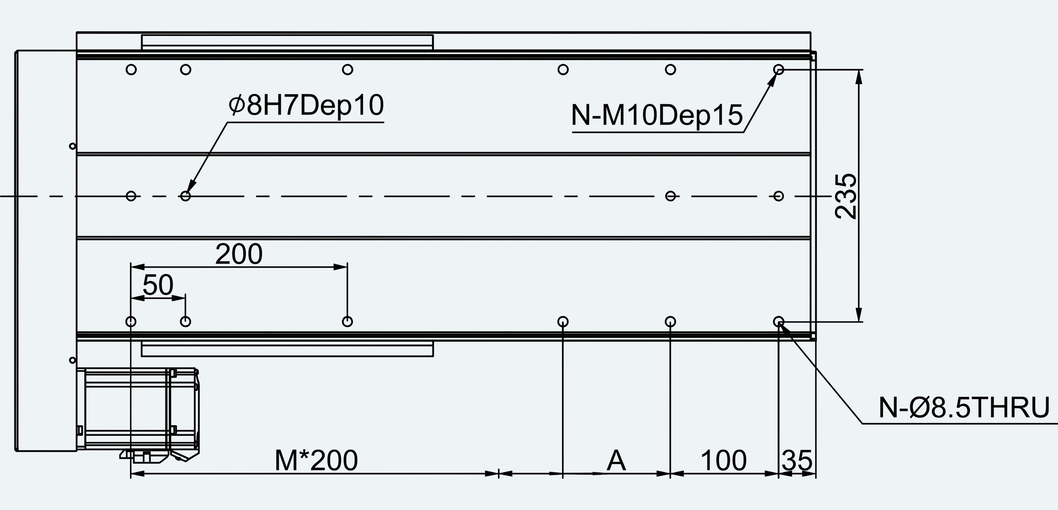 Mechanical View 5 for ES-LM-BS66-S0050-LREQ-MI01-M001