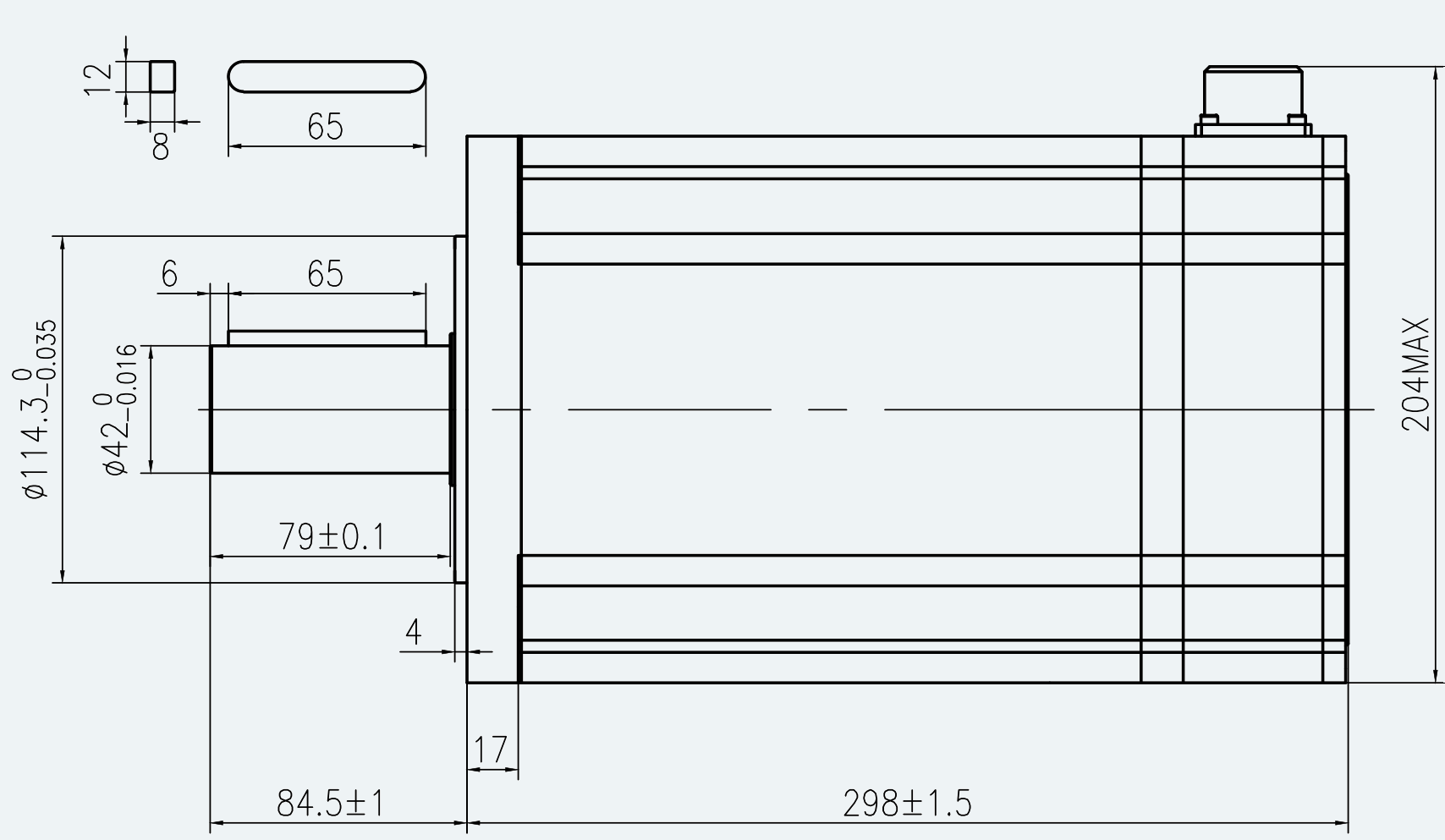 Mechanical View 1 for ES-SM-A02-180D-T28NM-4400W-001