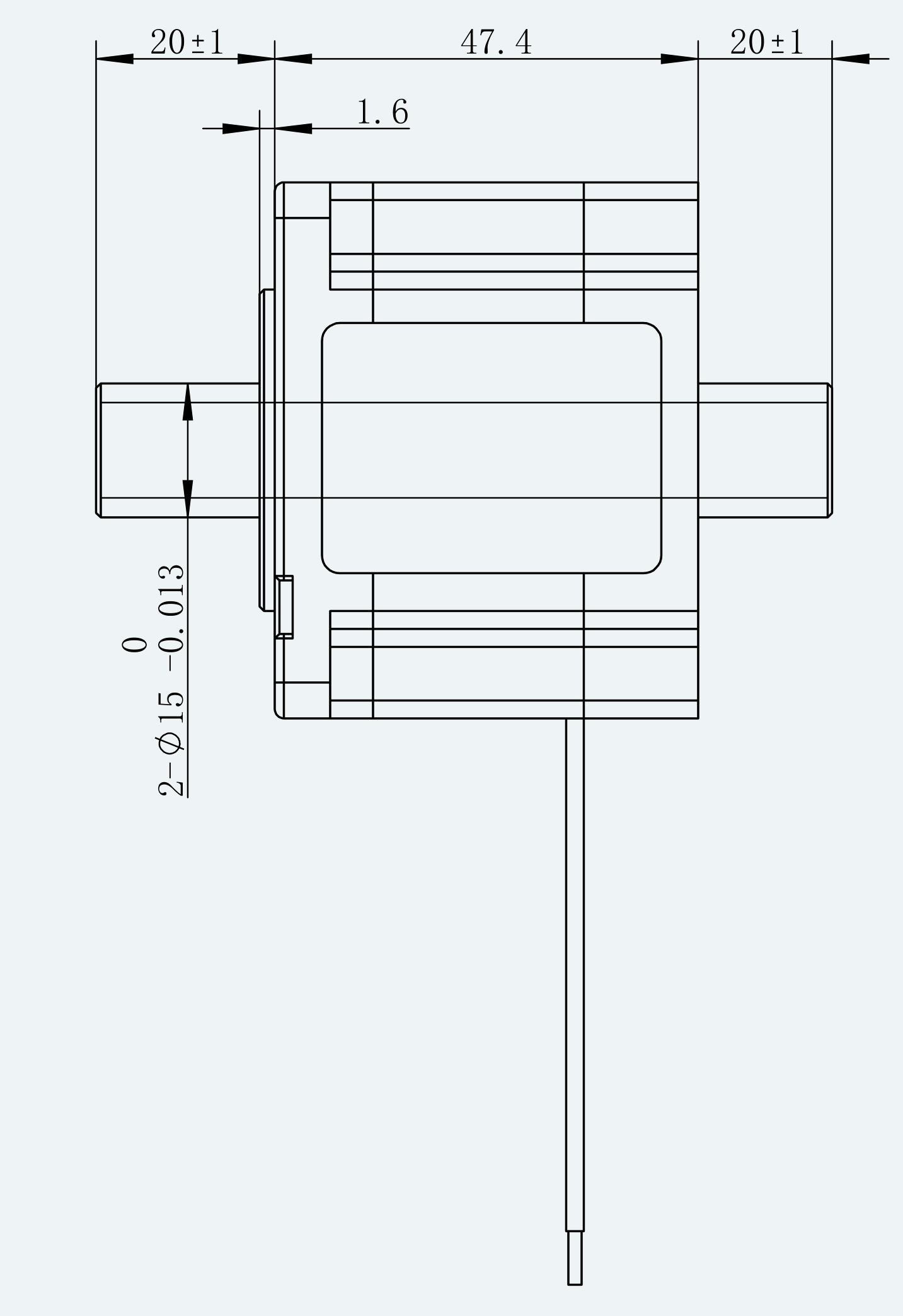 Mechanical View 1 for ES-ST-24HS2047-4D-400