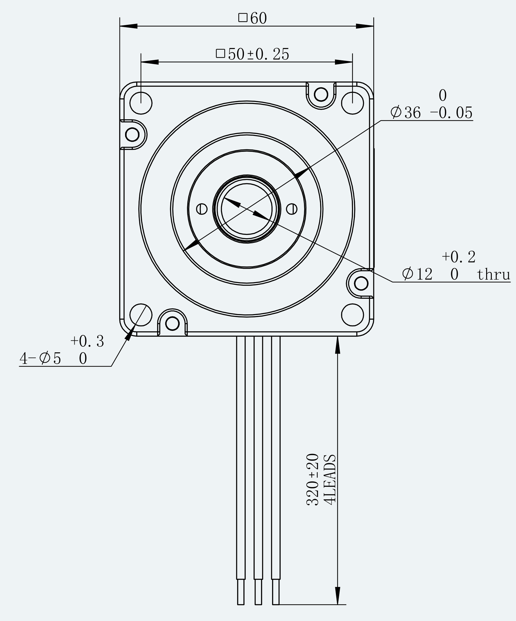 Mechanical View 2 for ES-ST-24HS2047-4D-400