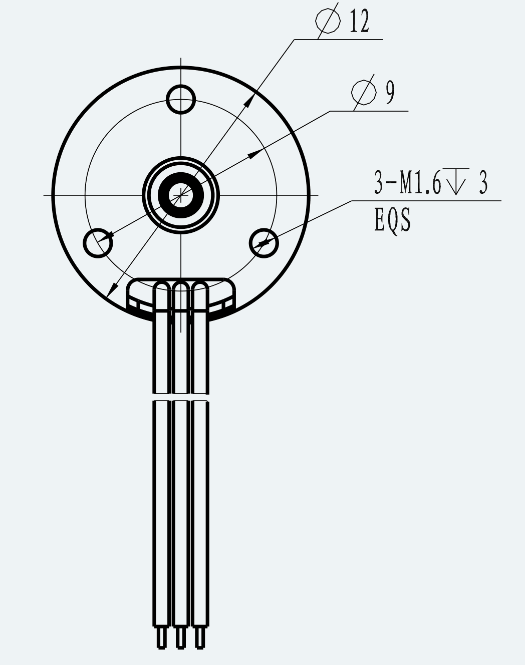 Mechanical View 2 for ES-CM-BL04-M001