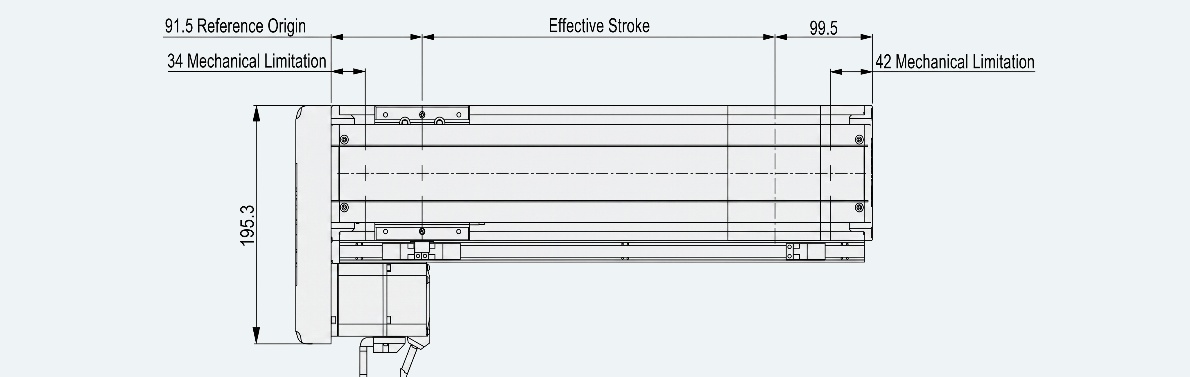 Mechanical View 1 for ES-LM-BS08-S0060-LREQ-MI01-M001