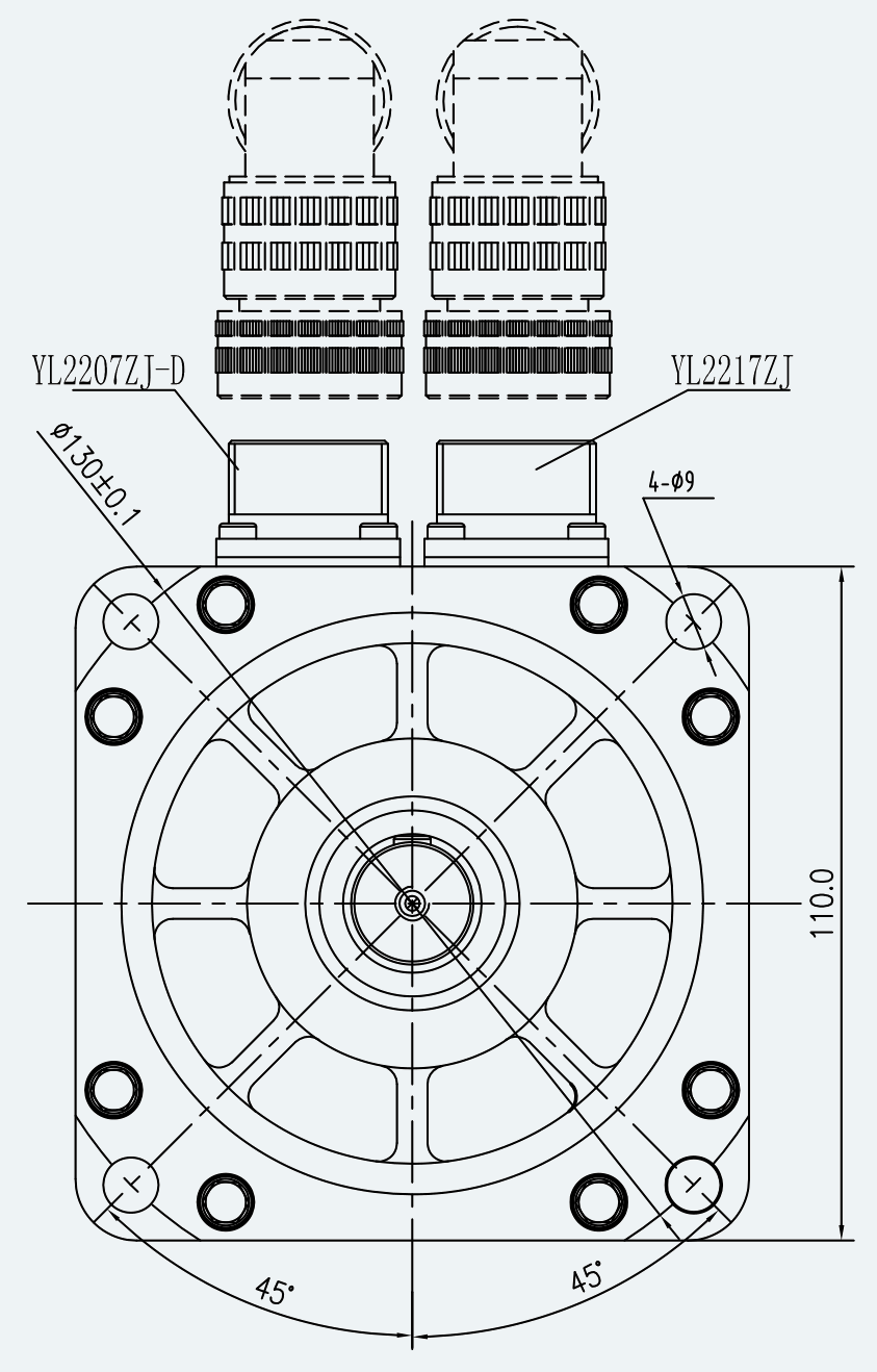 Drawing View for ES-SM-A02-110D-T4NM-1260W-001