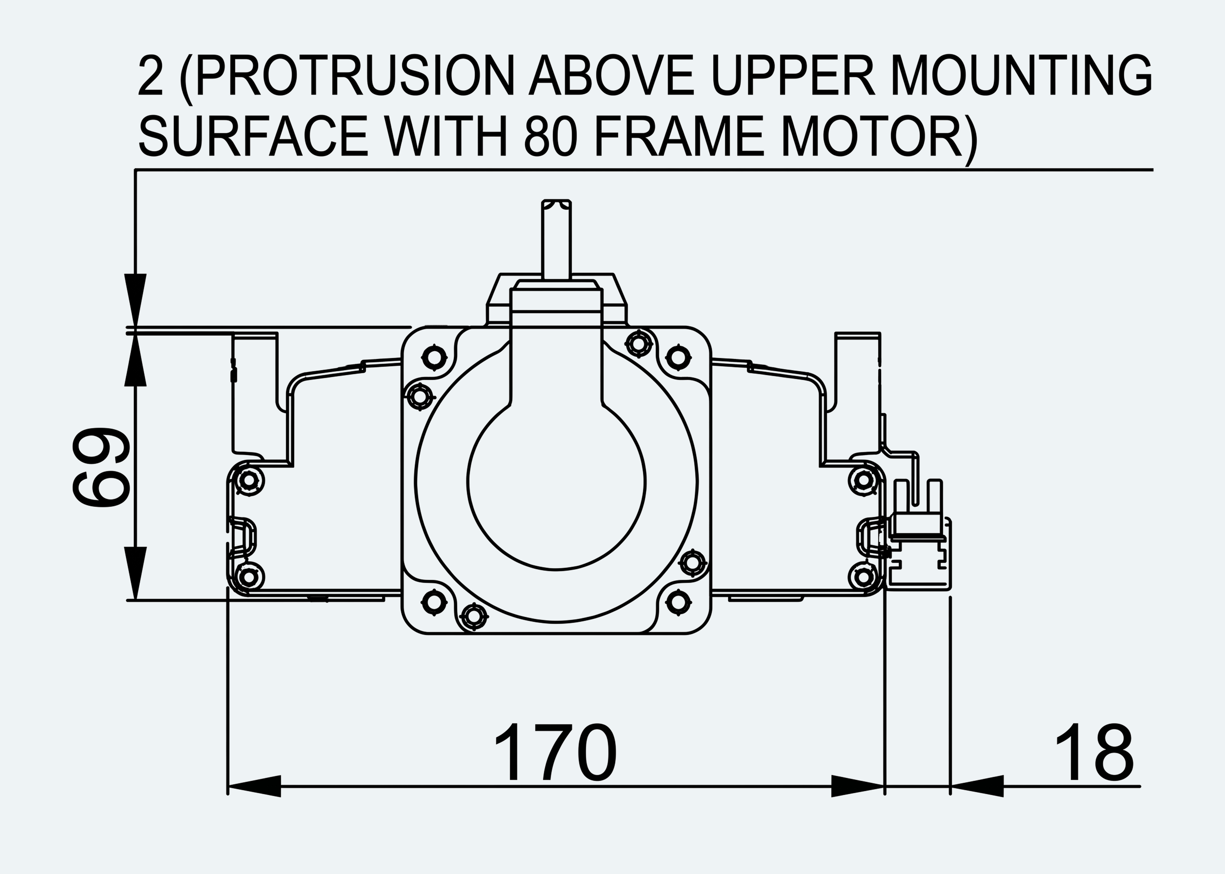 Mechanical View 3 for ES-LM-BS16-S0060-LREQ-MI01-M001