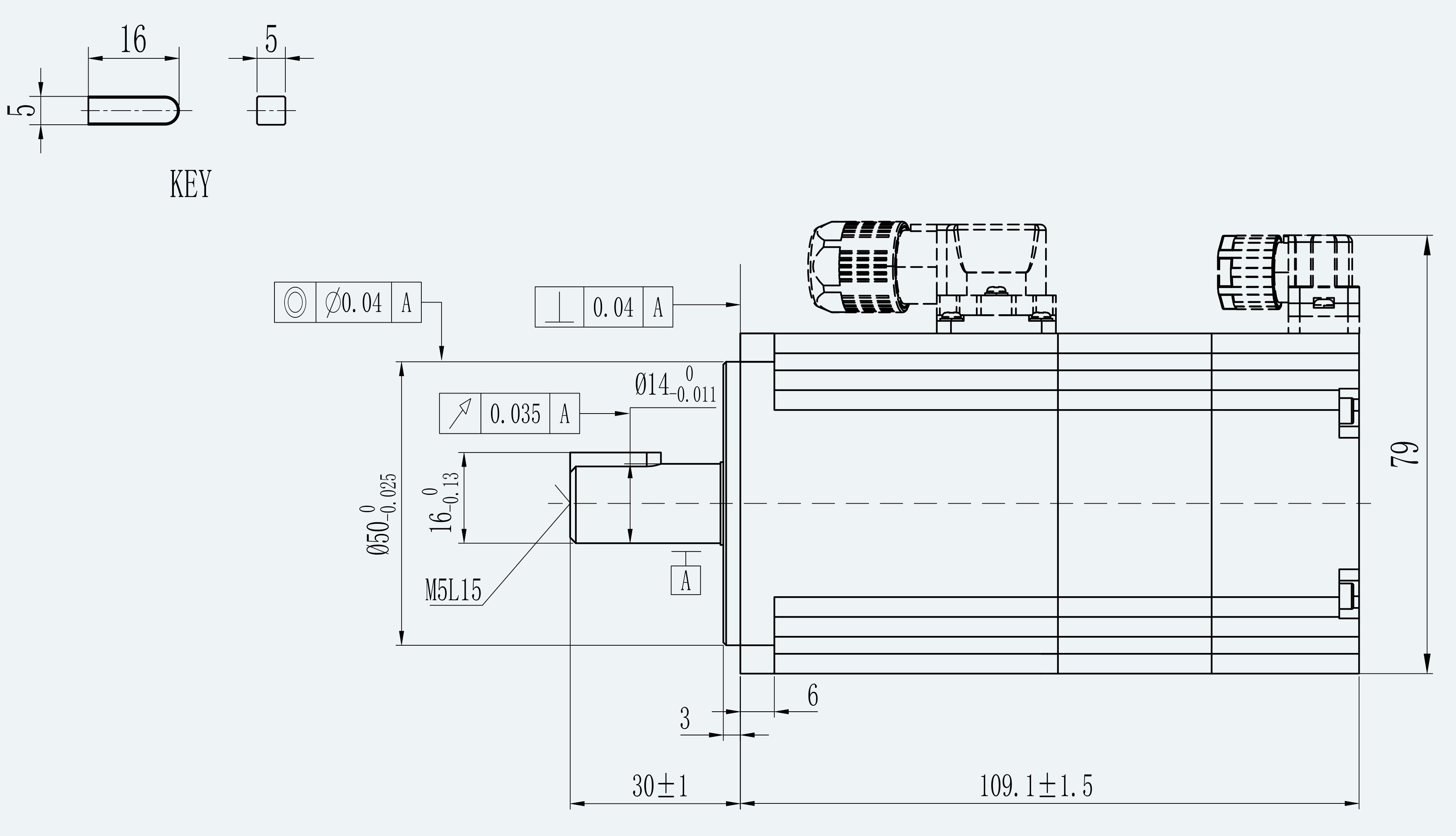 Mechanical View 1 for ES-SM-A03-060S-T0P64NM-200W-004