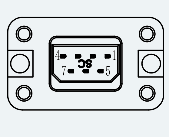Feedback Connector Pinout for ES-SM-A03-060S-T0P64NM-200W-004