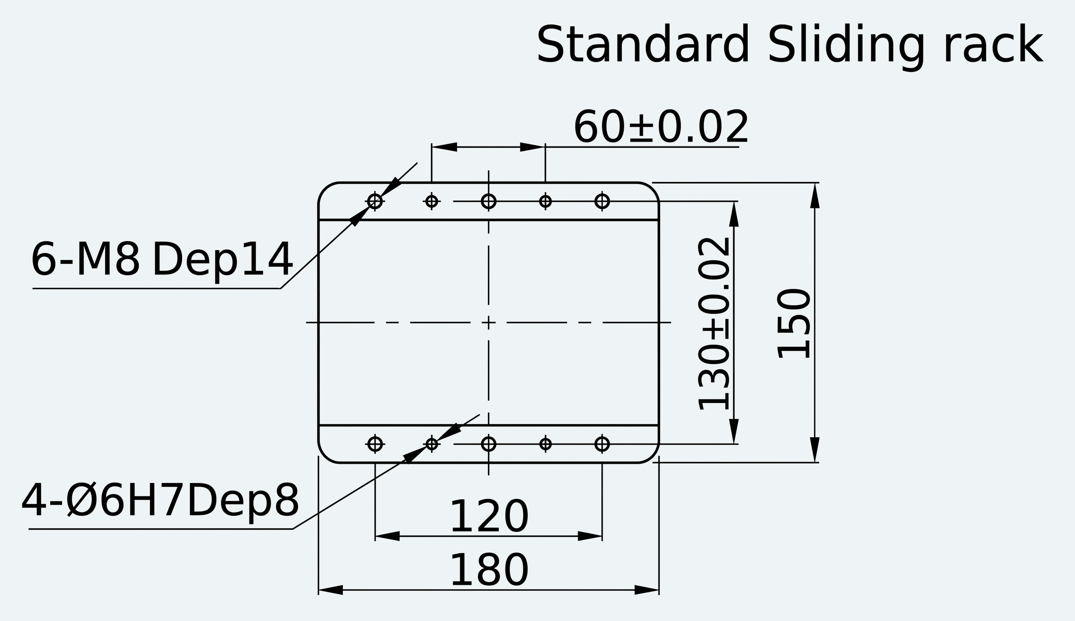 Mechanical View 2 for ES-LM-BS39-S0100-LREQ-MI01-M001