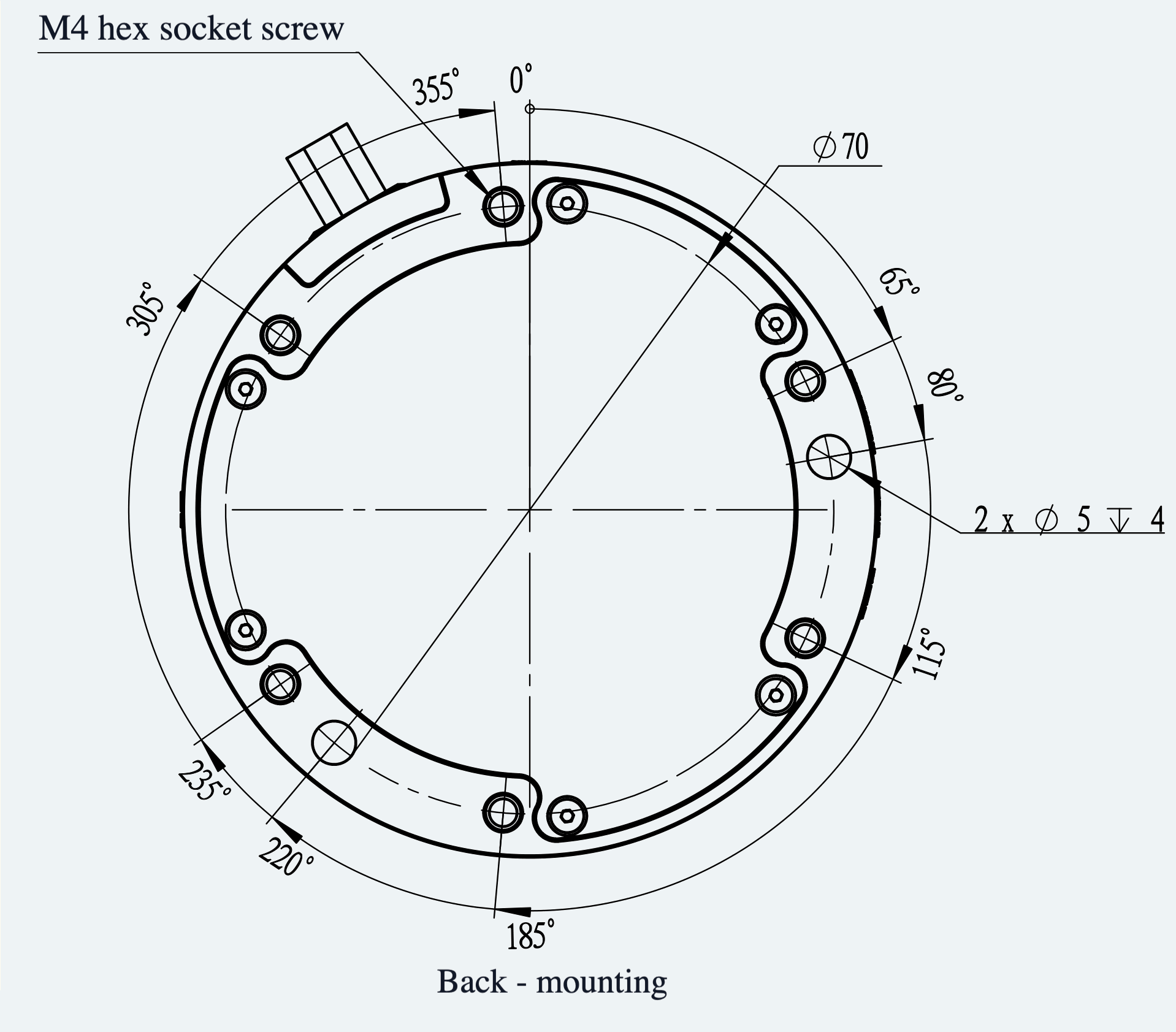 Mechanical View 2 for ES-SN-C30-S001-V005