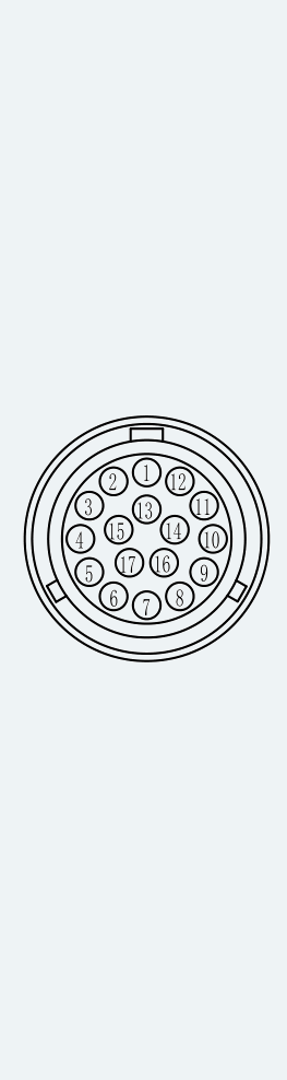Feedback Connector Pinout for ES-SM-A02-110D-T4NM-1250W-002
