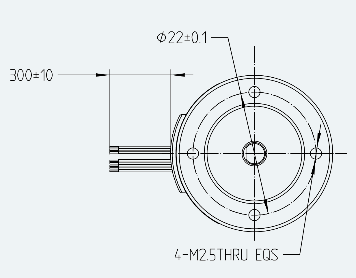 Mechanical View 1 for ES-DC-SL03-M001