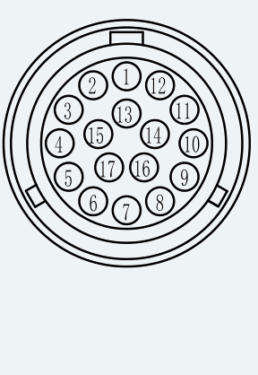 Feedback Connector Pinout for ES-SM-A01-130D-T14P33NM-3000W-004