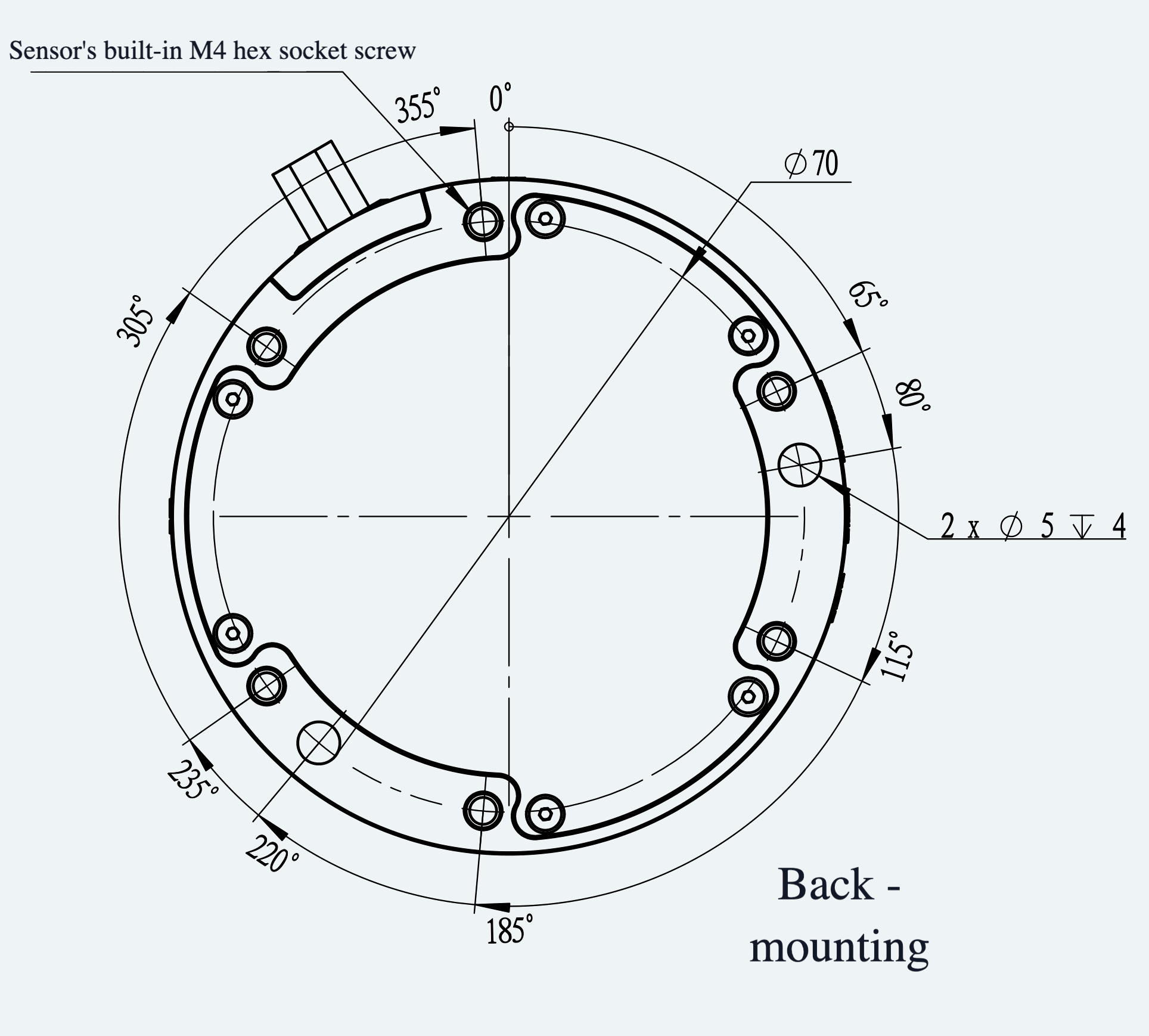 Mechanical View 2 for ES-SN-C30-S001-V006