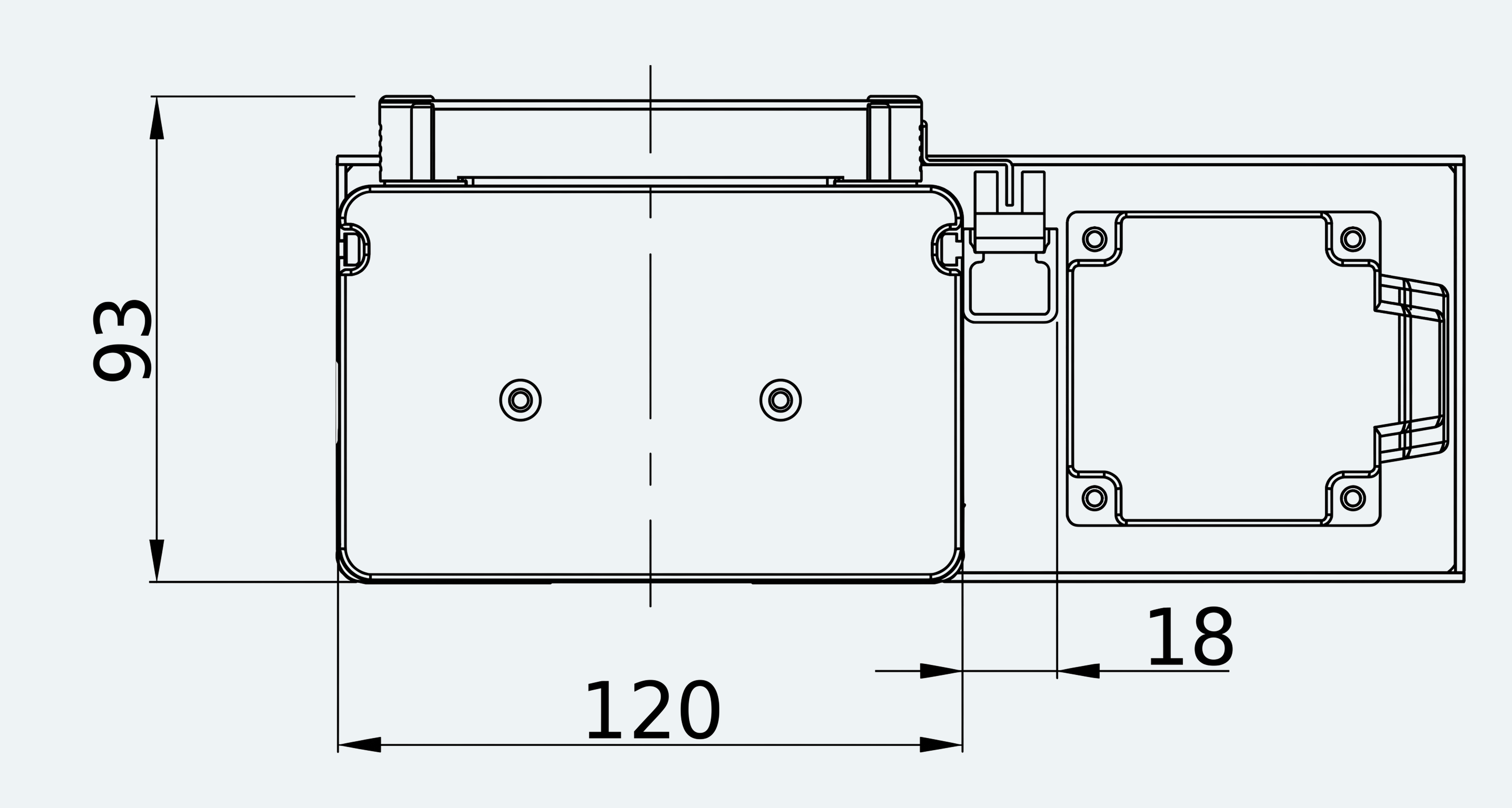 Mechanical View 4 for ES-LM-BS32-S0100-LREQ-MI01-M001