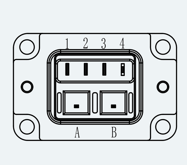 Power Connector Pinout for ES-SM-A03-060D-T0P64NM-200W-002