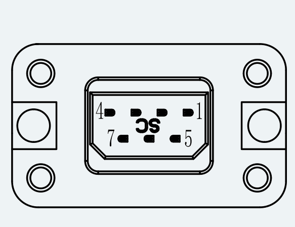 Feedback Connector Pinout for ES-SM-A03-060D-T0P64NM-200W-002