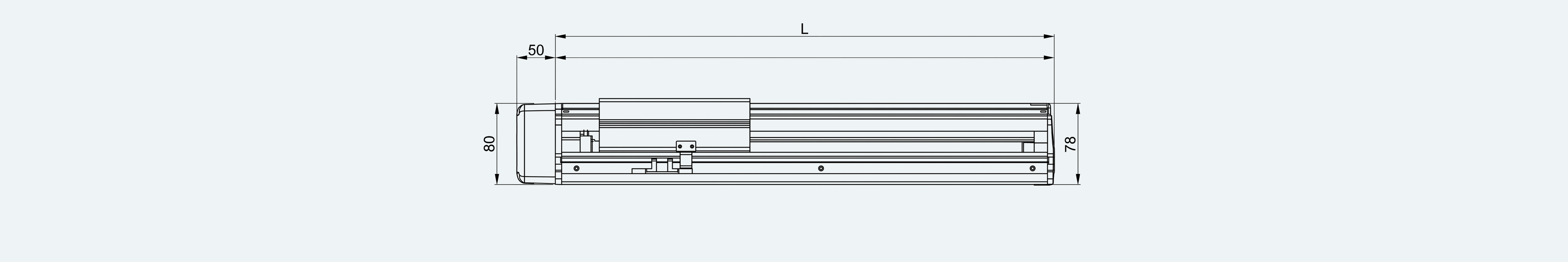 Mechanical View 3 for ES-LM-BS21-S0060-LREQ-MI01-M001