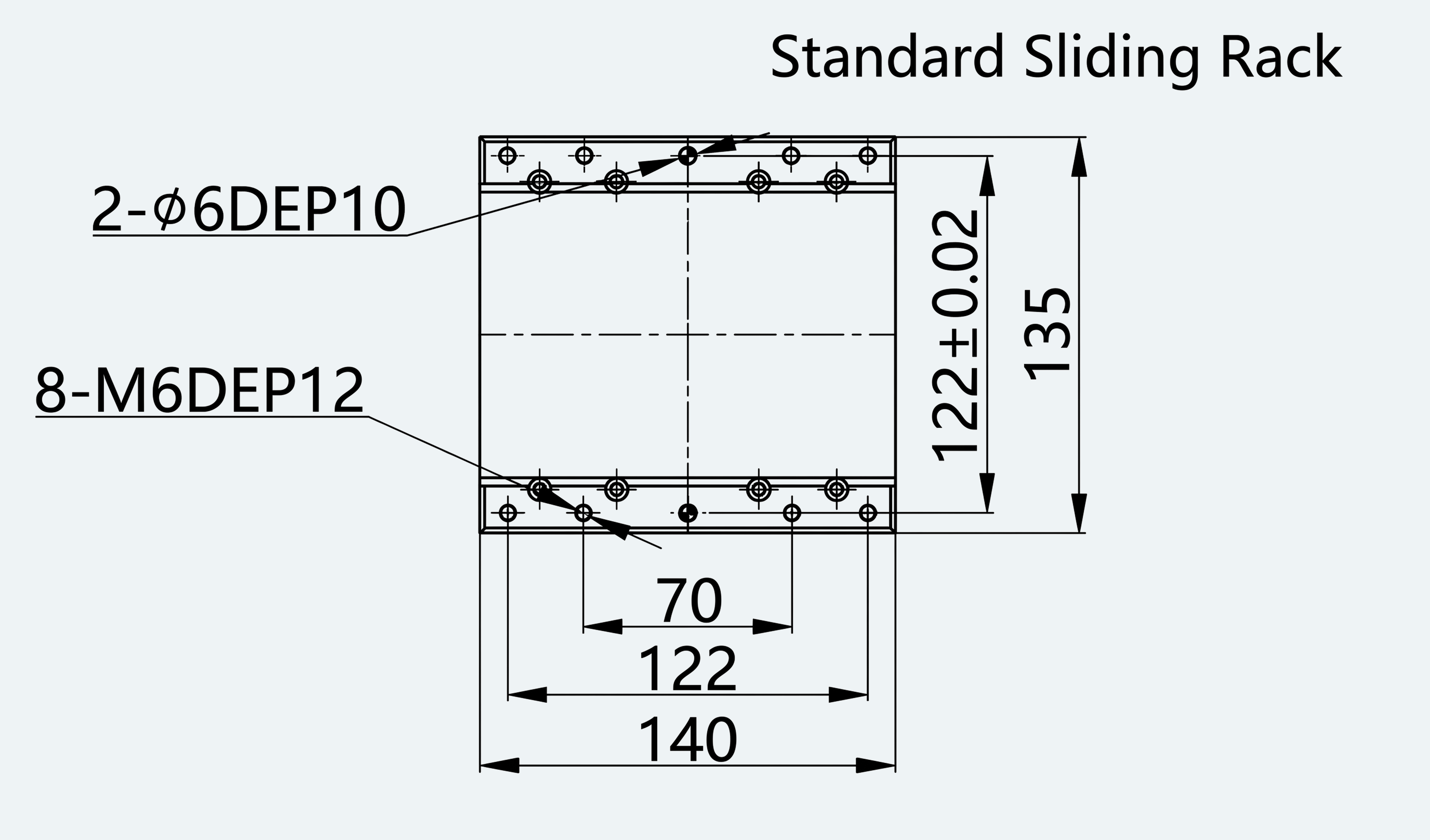 Mechanical View 2 for ES-LM-BS14-S0060-LREQ-MI01-M001