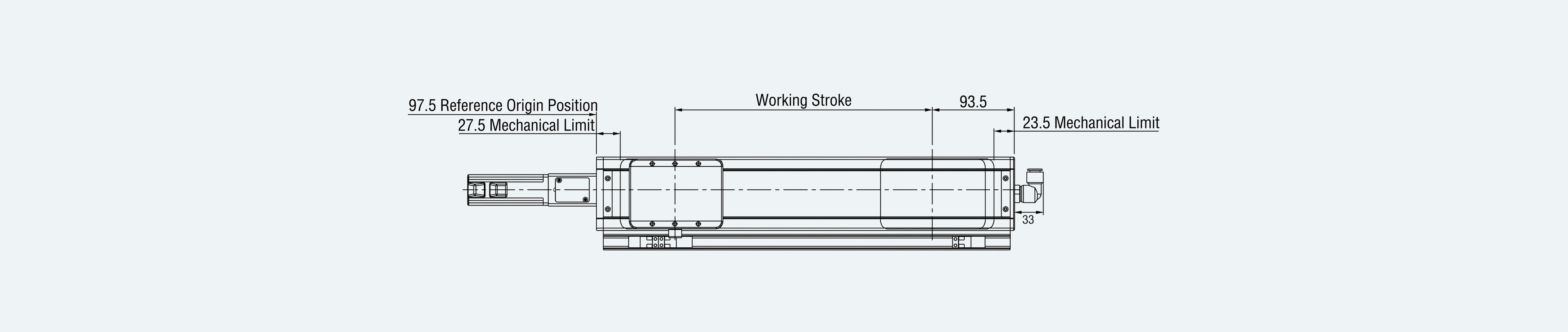 Mechanical View 1 for ES-LM-BS25-S0100-LREQ-MI01-M001
