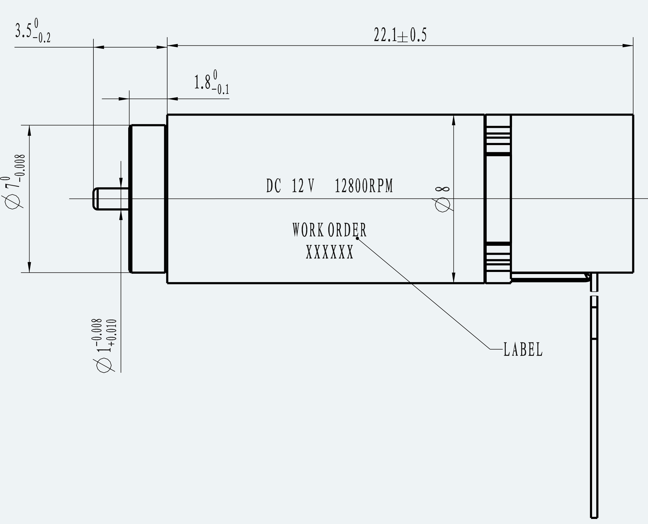 Mechanical View 1 for ES-CM-BR01-M001