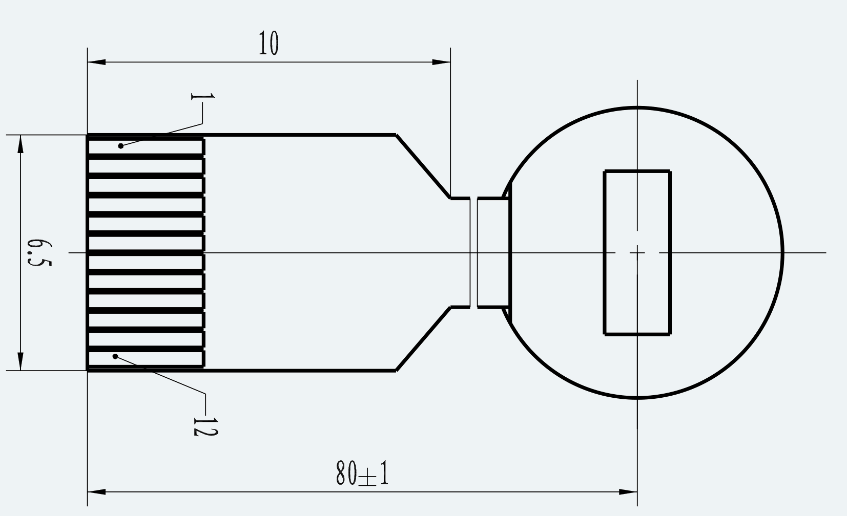 Mechanical View 3 for ES-CM-BR01-M001