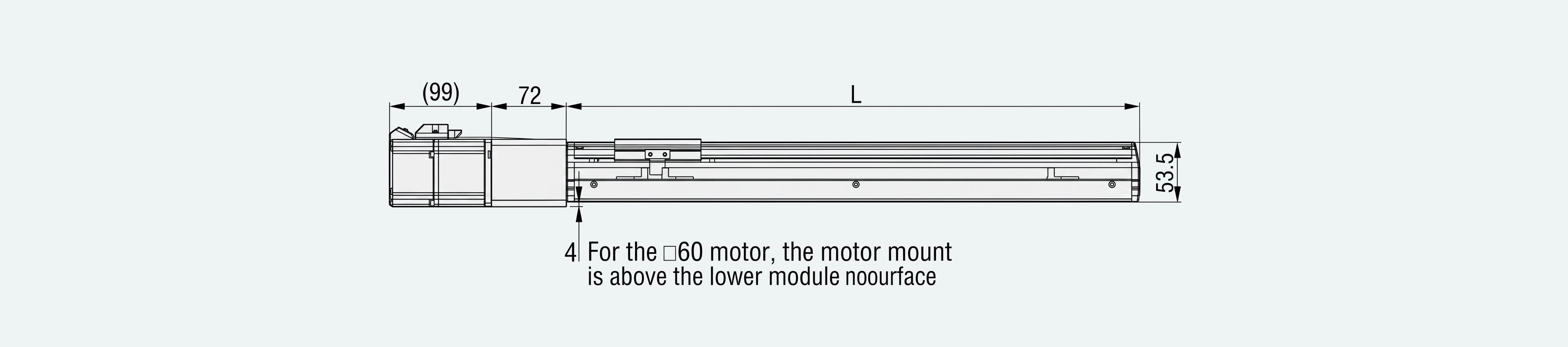 Mechanical View 4 for ES-LM-BS10-S0060-LREQ-MI01-M001