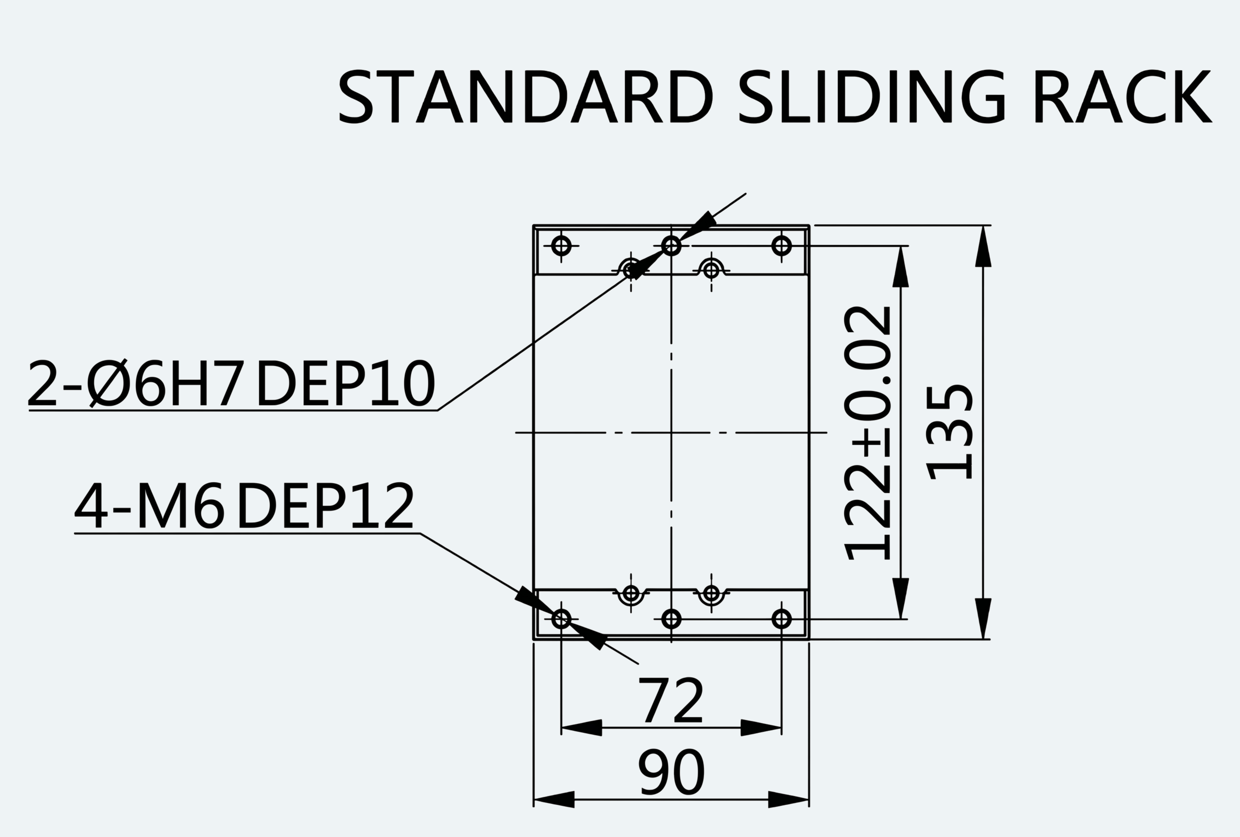 Mechanical View 2 for ES-LM-BS10-S0060-LREQ-MI01-M001