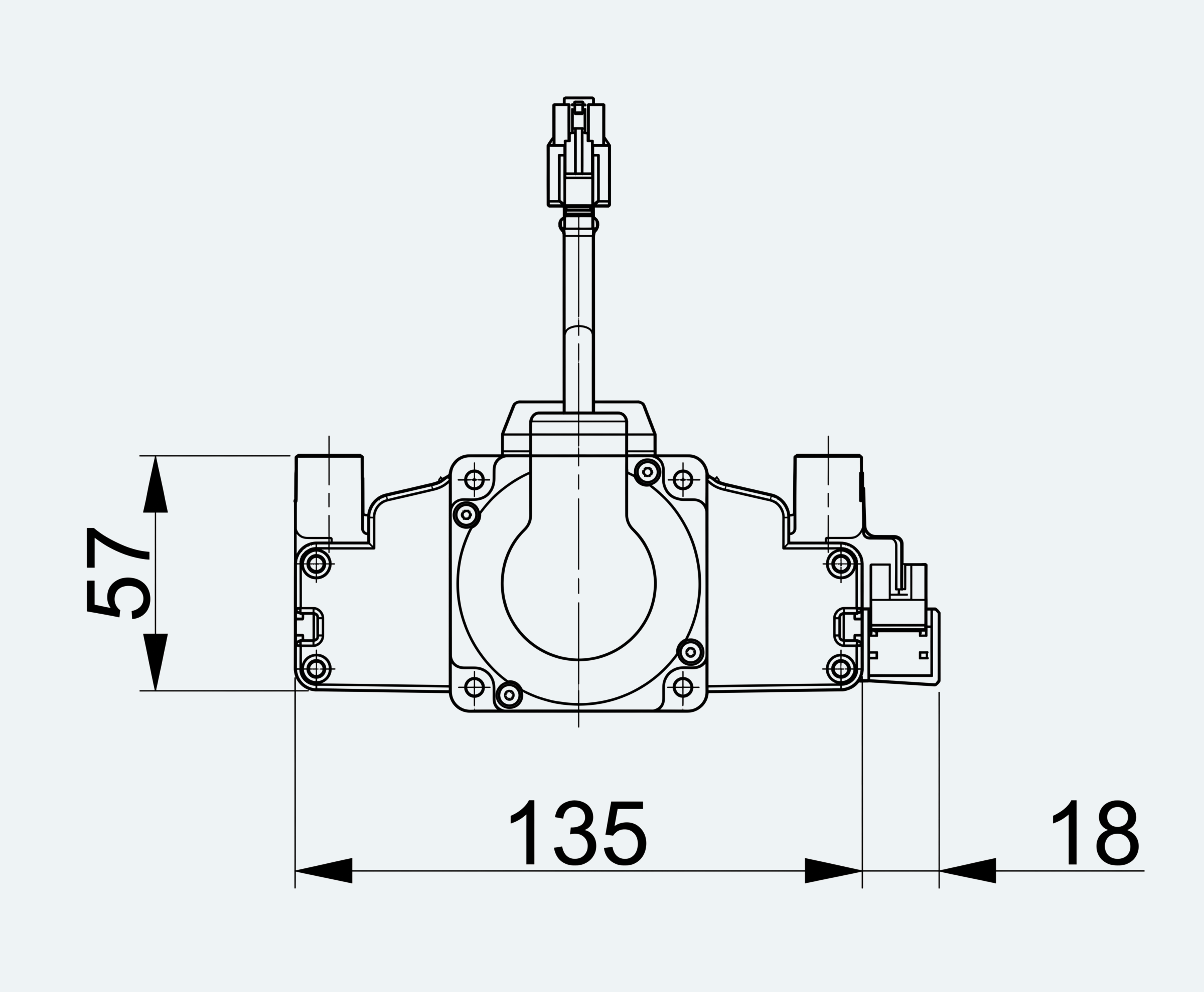 Mechanical View 3 for ES-LM-BS10-S0060-LREQ-MI01-M001