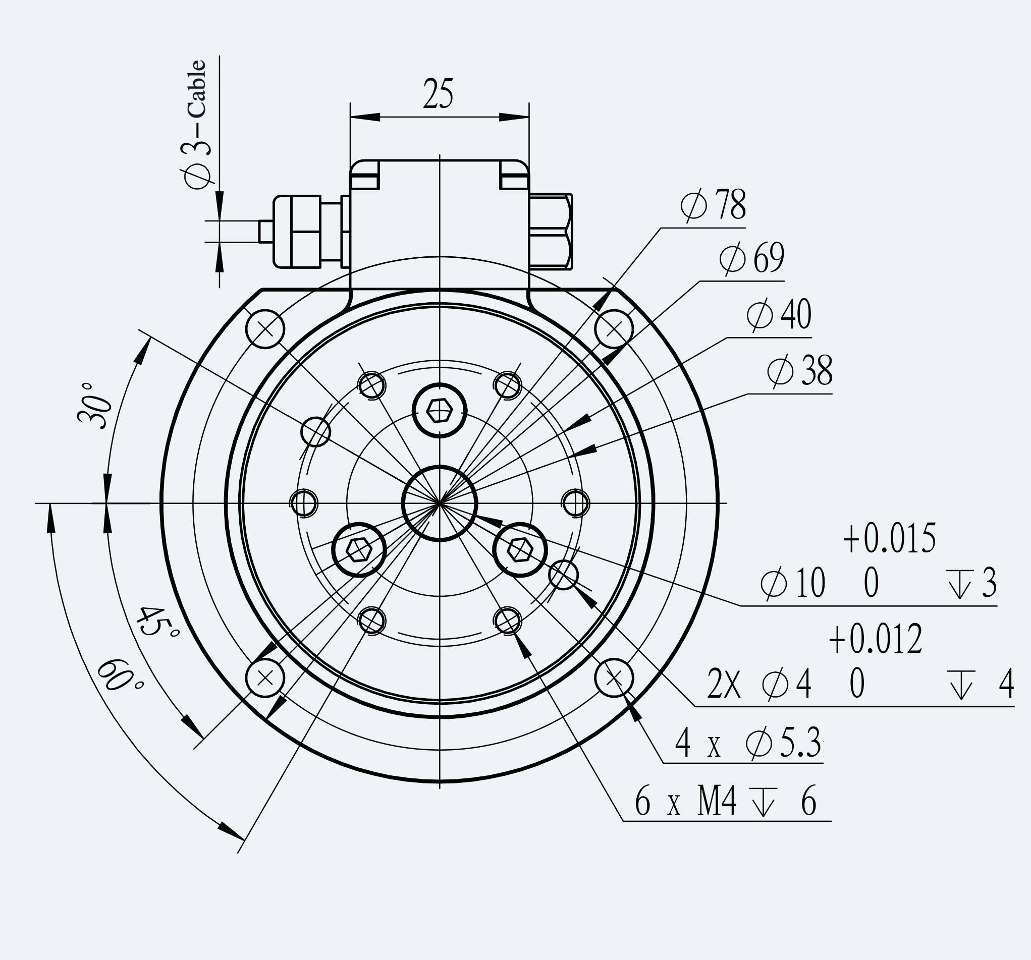Mechanical View 2 for ES-SN-C30-S001-V003