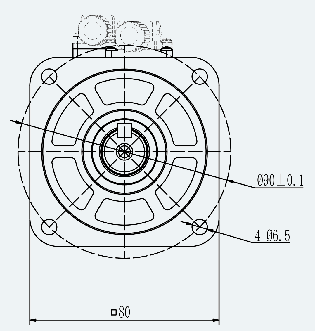 Mechanical View 2 for ES-SM-A03-080S-T2P39NM-750W-001