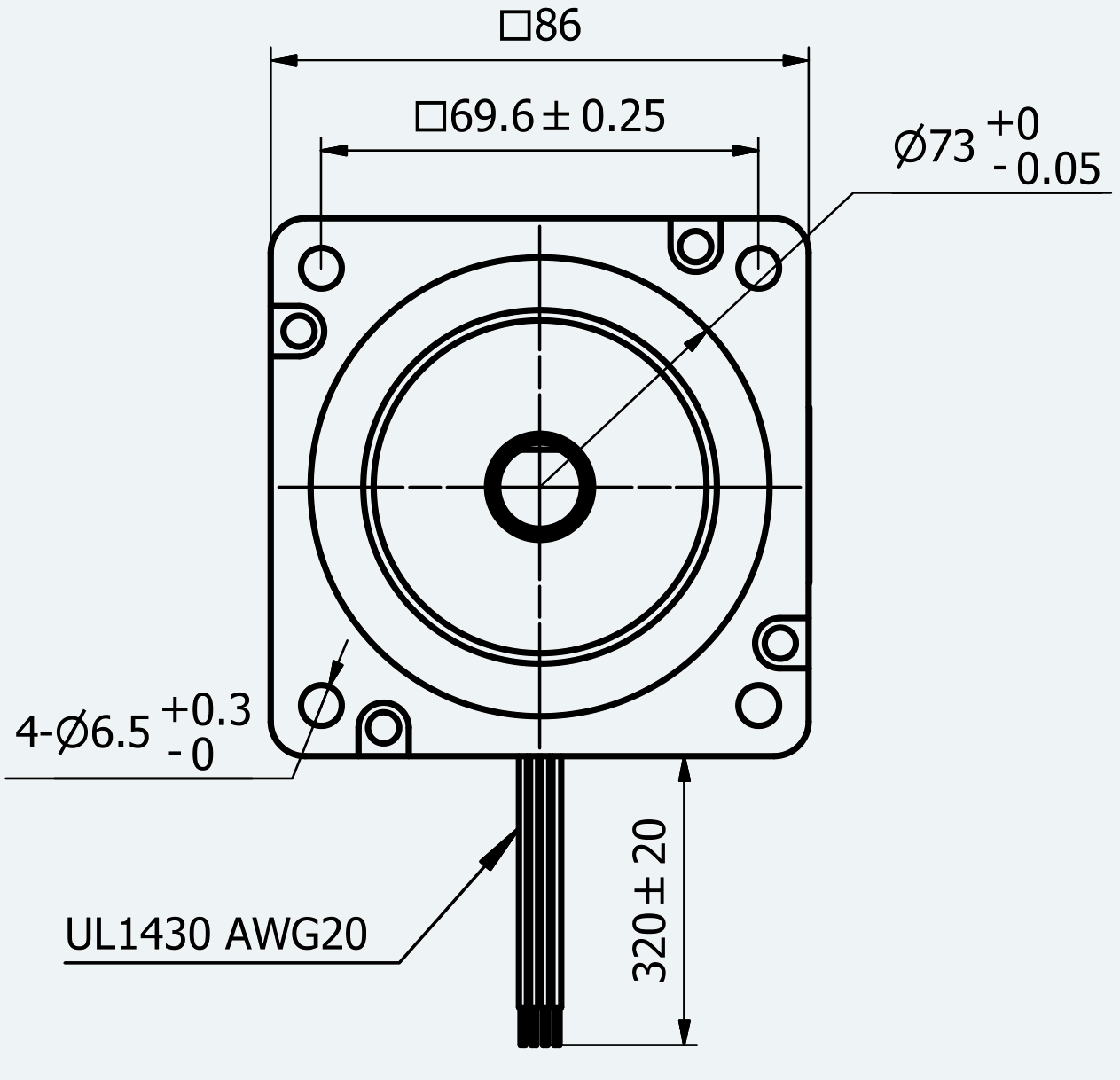 Mechanical View 2 for ES-ST-34H2060-300-4AL