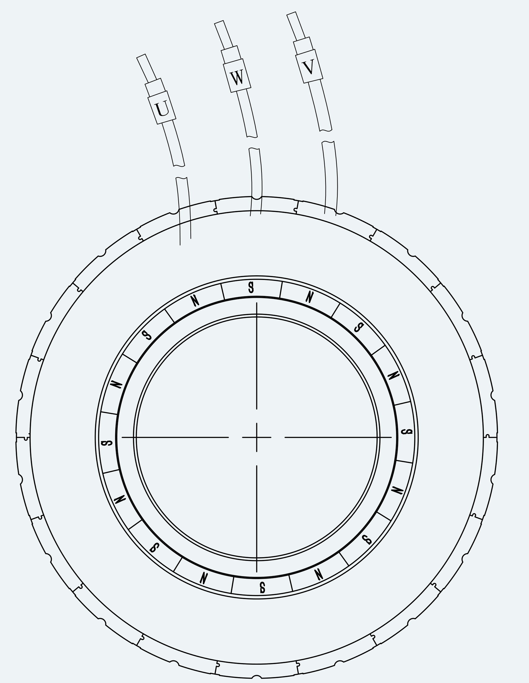 Mechanical View 1 for ES-FM-U01-OD085-T1NM-001