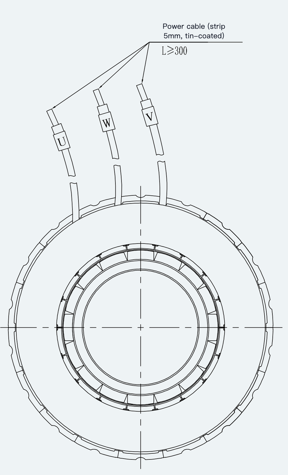 Mechanical View 1 for ES-FM-U01-OD104-T3P18NM-001