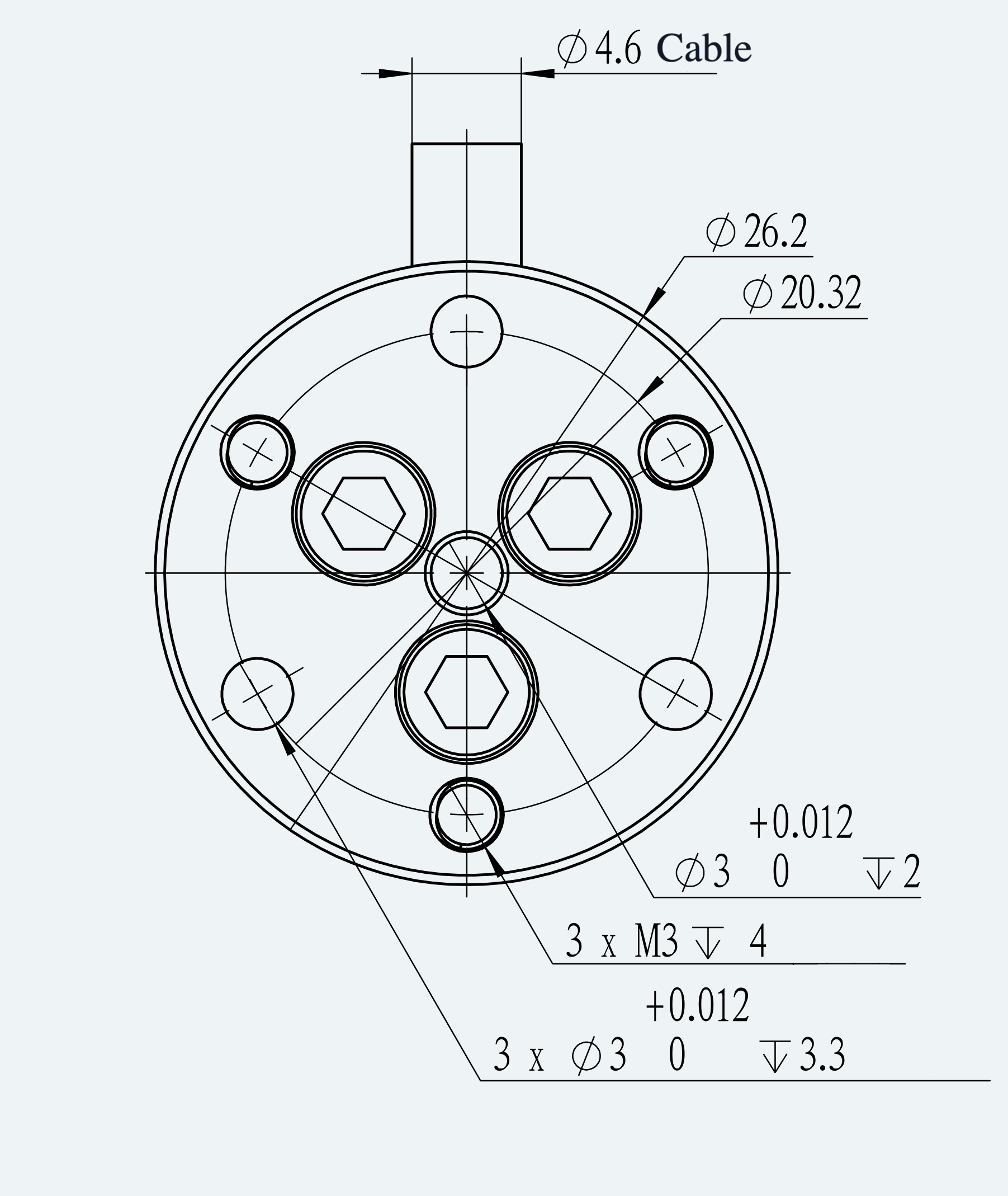 Mechanical View 1 for ES-SN-C30-S001-V001