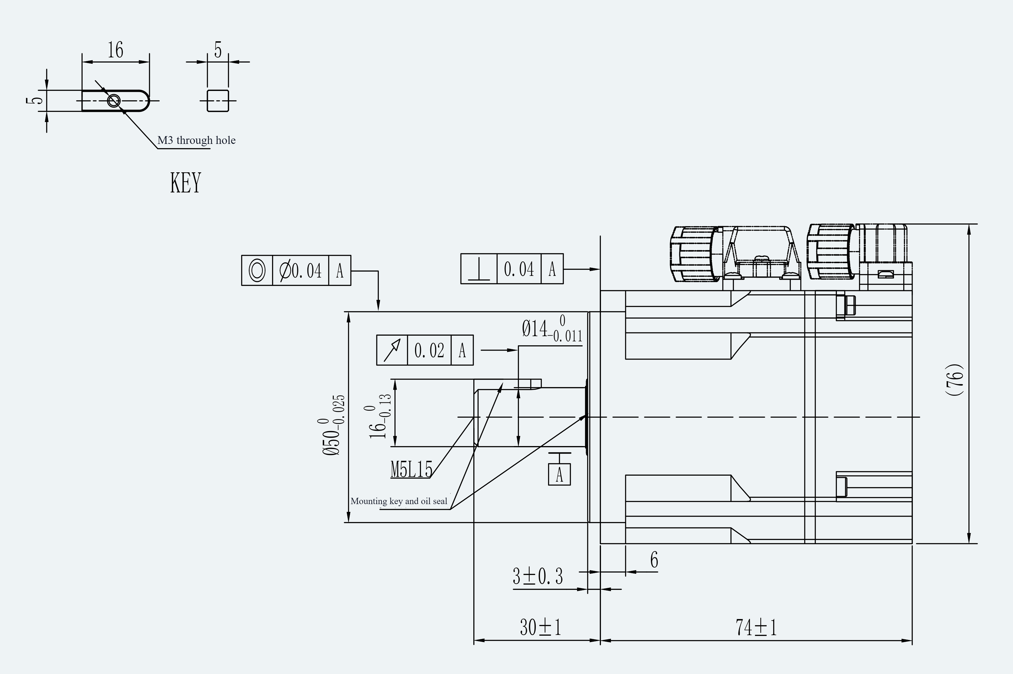 Mechanical View 1 for ES-SM-A03-060D-T0P64NM-200W-001