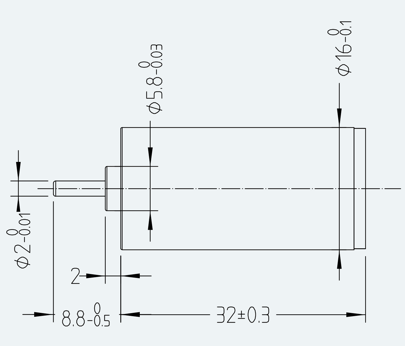 Mechanical View 1 for ES-DC-SL01-M001