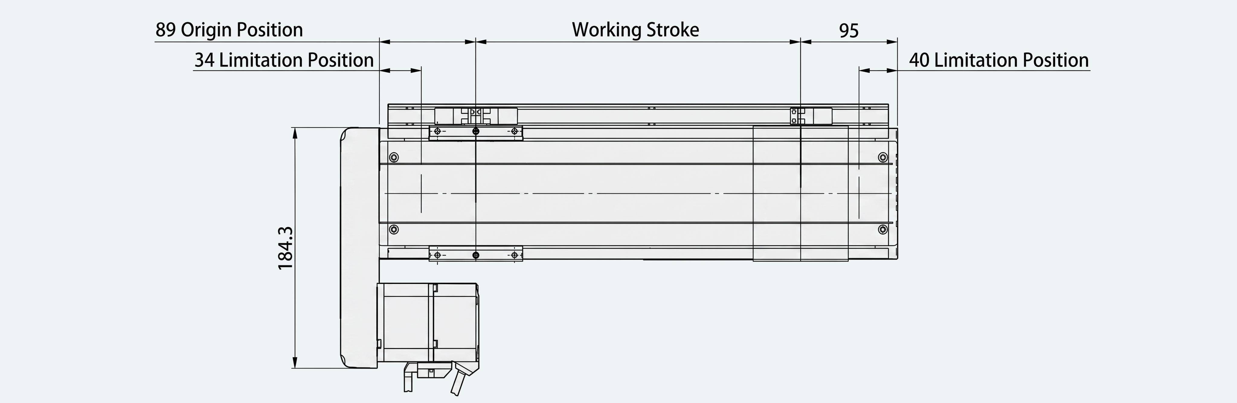 Mechanical View 1 for ES-LM-BS05-S0060-LREQ-MI01-M001