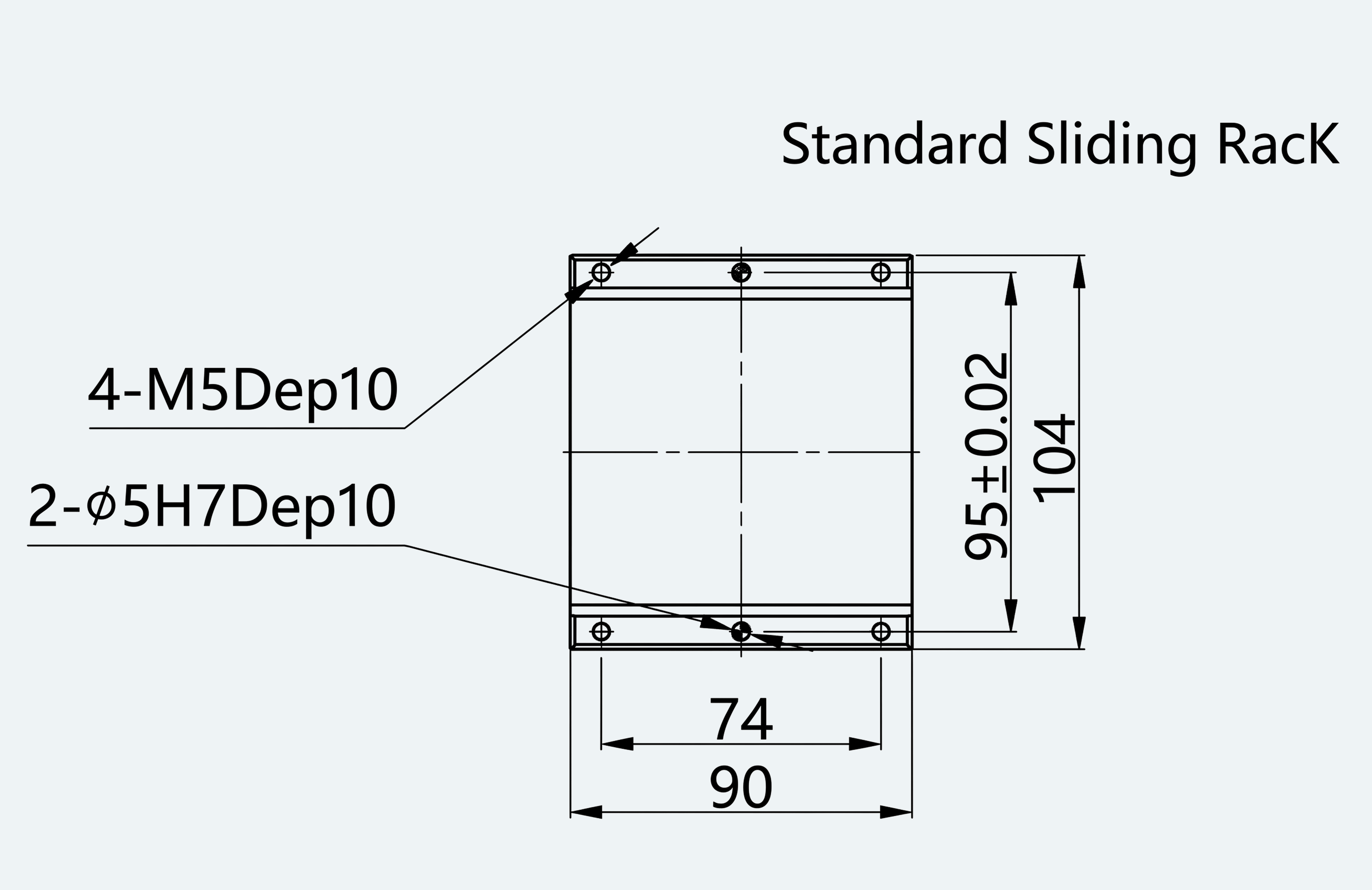 Mechanical View 2 for ES-LM-BS05-S0060-LREQ-MI01-M001