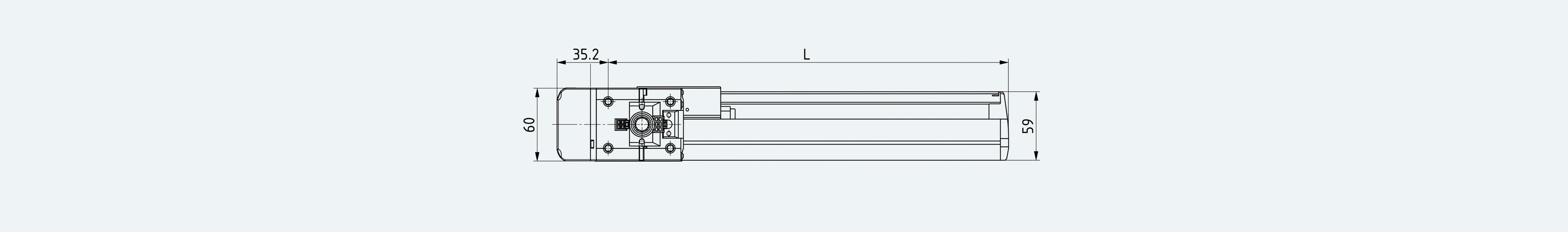 Mechanical View 3 for ES-LM-BS05-S0060-LREQ-MI01-M001