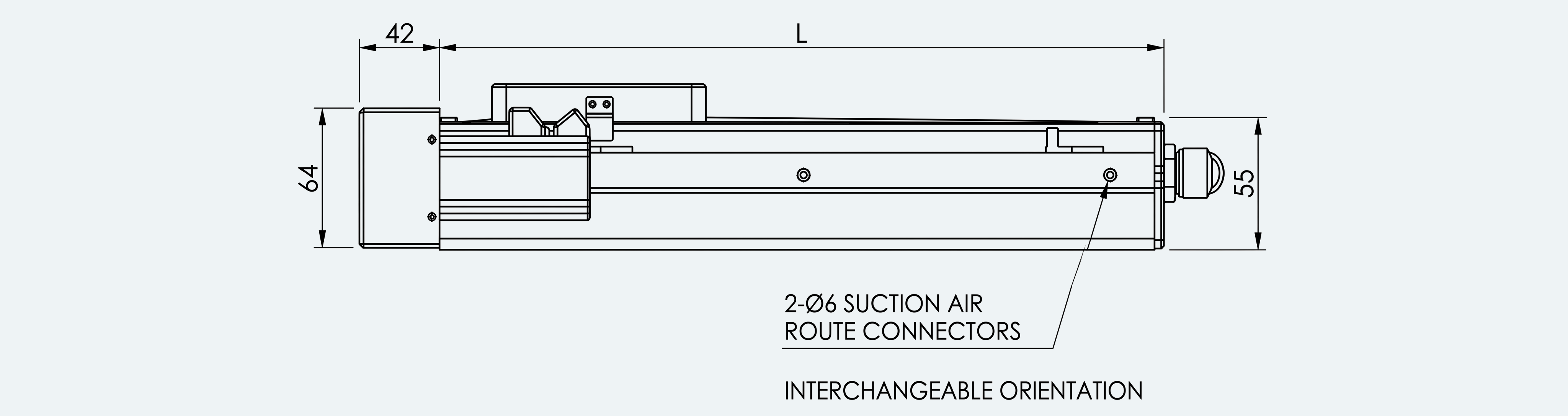Mechanical View 3 for ES-LM-BS27-S0100-LREQ-MI01-M001